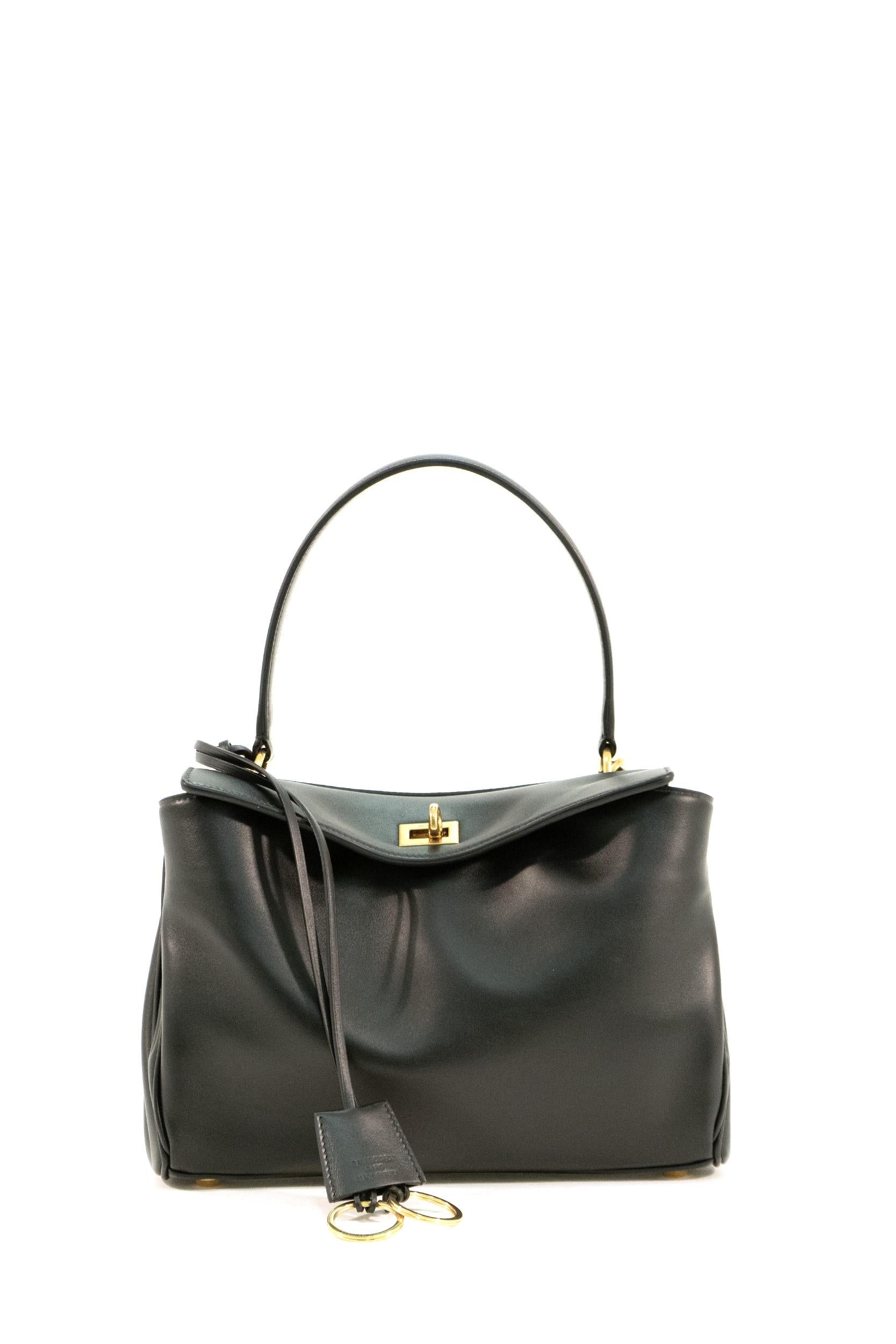 Borsa Rodeo Piccola in pelle colore nero<BR/> 789779 2AA4V 1000 BALENCIAGA