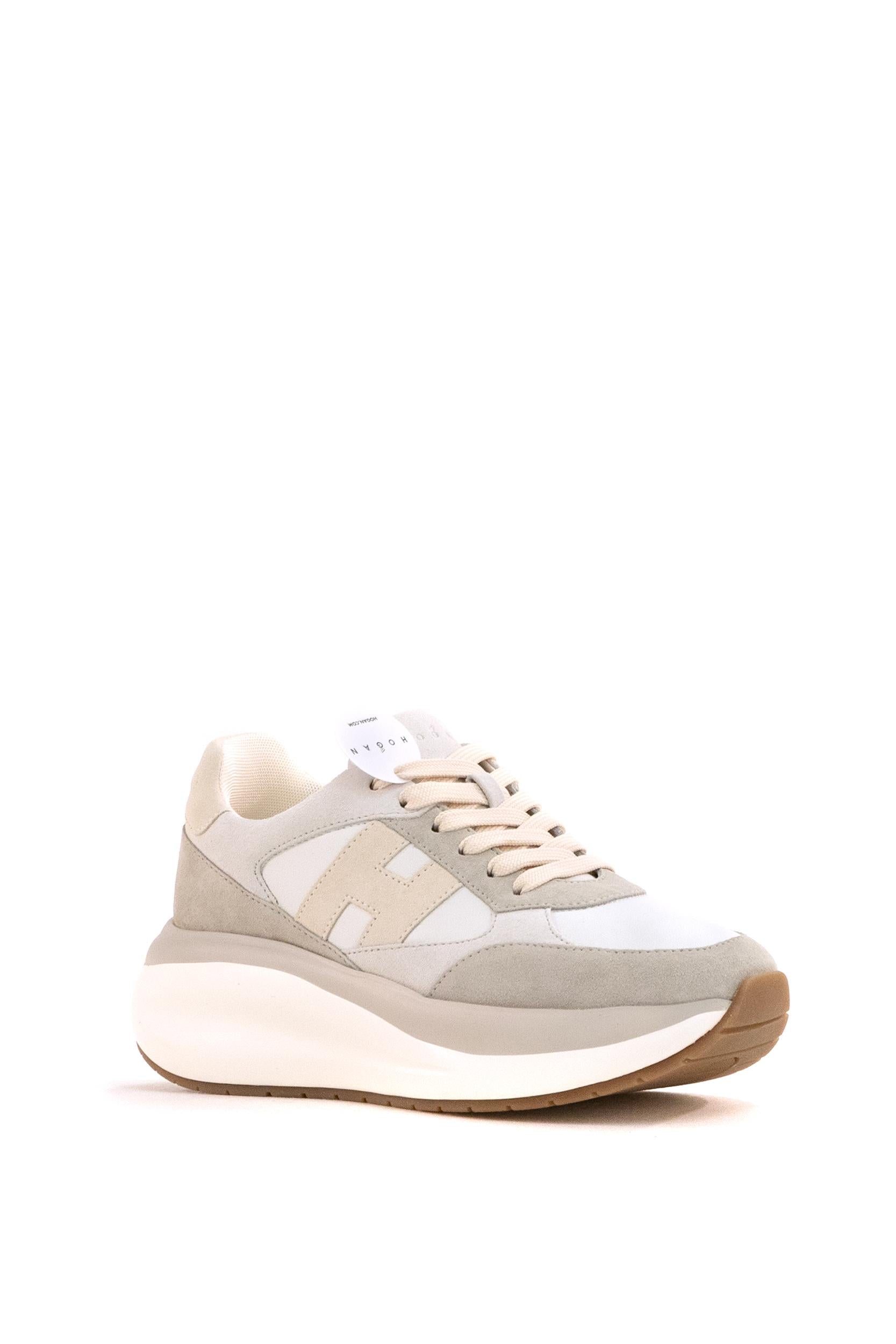 Sneakers Hogan Maxi in Pelle e Suede<BR/> HXW7140GA40N91 0RW6 HOGAN