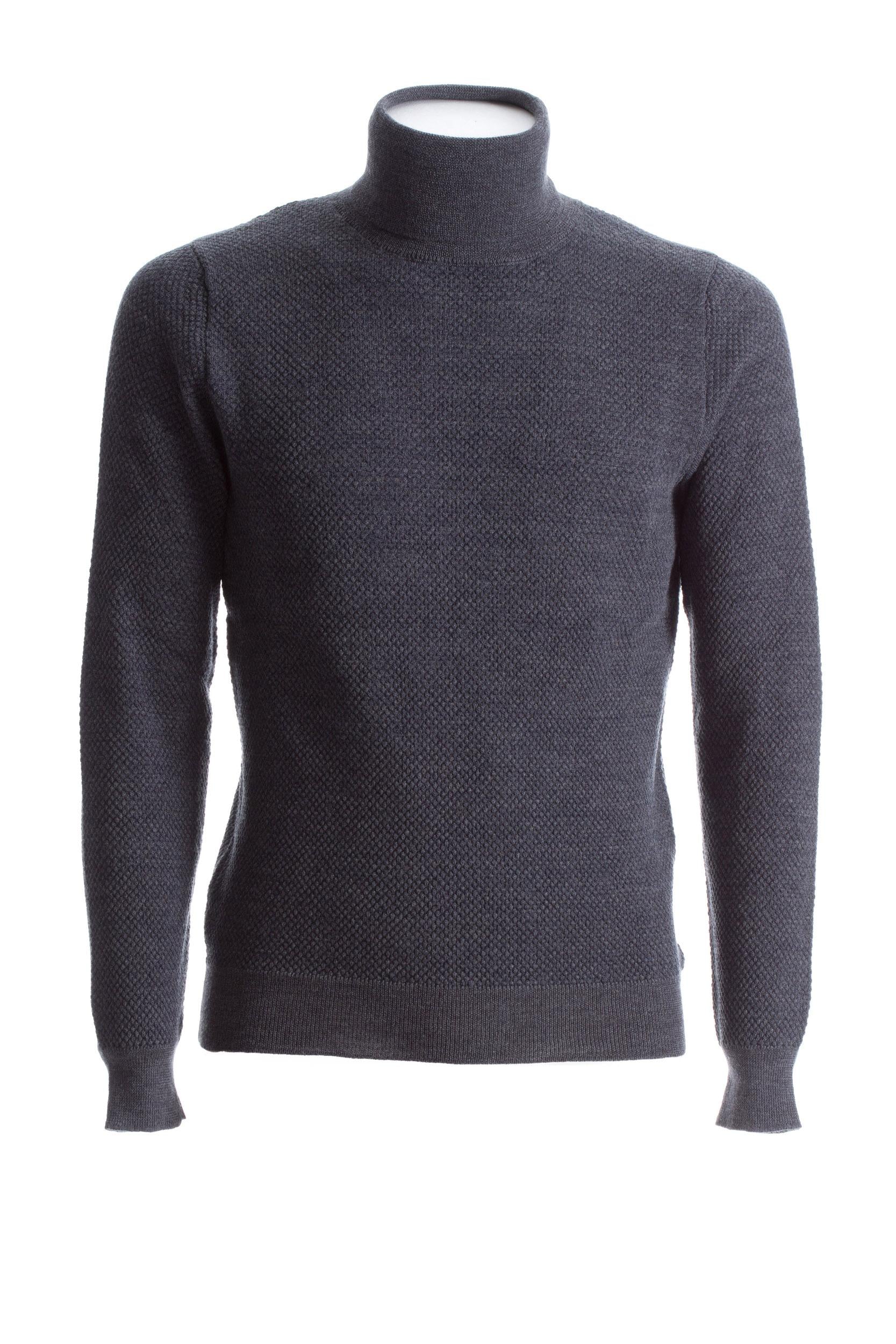 Pullover a Collo Alto in Lana<BR/> 811941 ZY267 Z5218 ZANONE
