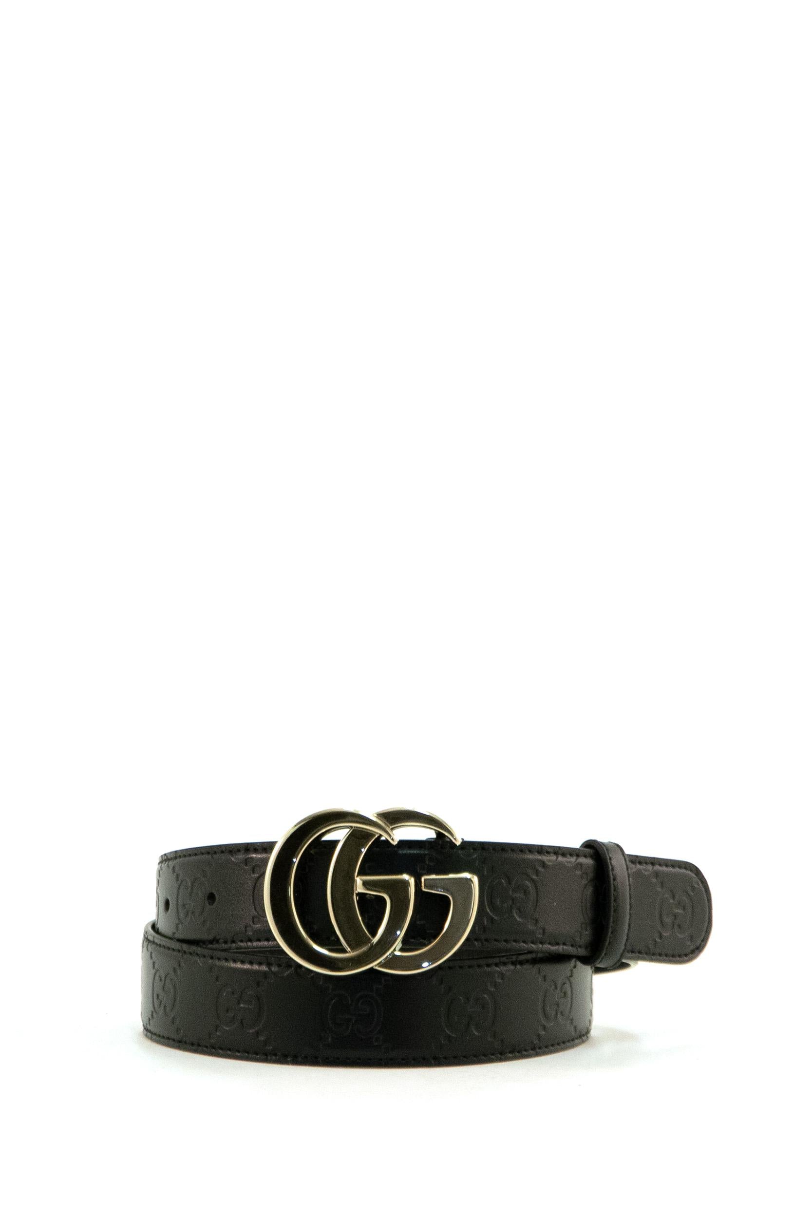 Cintura GG Milano<BR/> 802949 AAD5L 1000 GUCCI