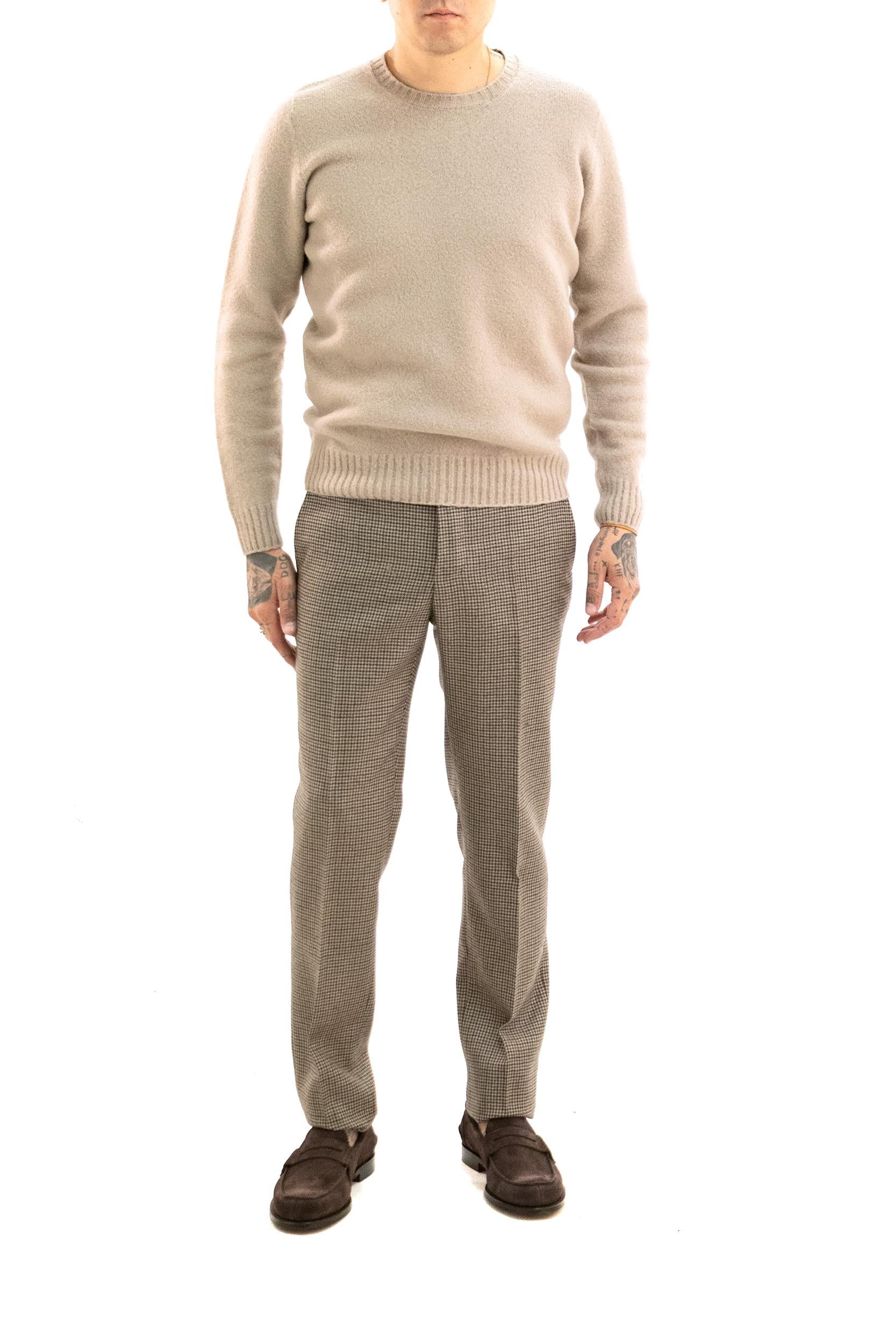 Maglia in Lana dAgnello Beige<BR/> D8W103GLO 00001 160 DRUMOHR