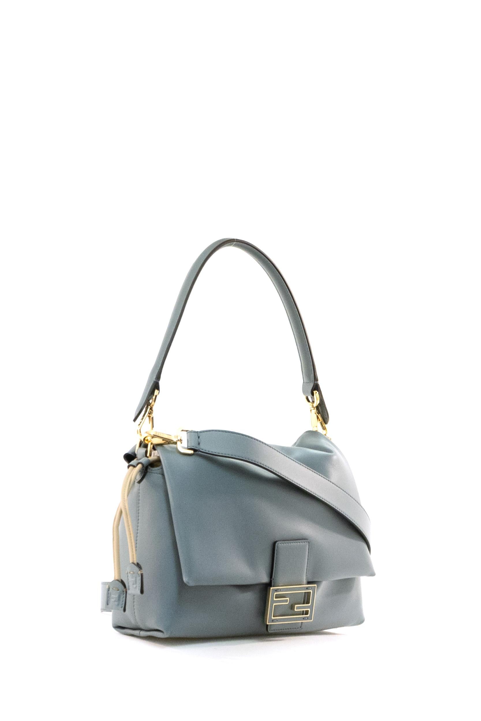 Borsa Mamma Baguette Media in Nappa<BR/> 8BR833 AQ0D F1UJC FENDI