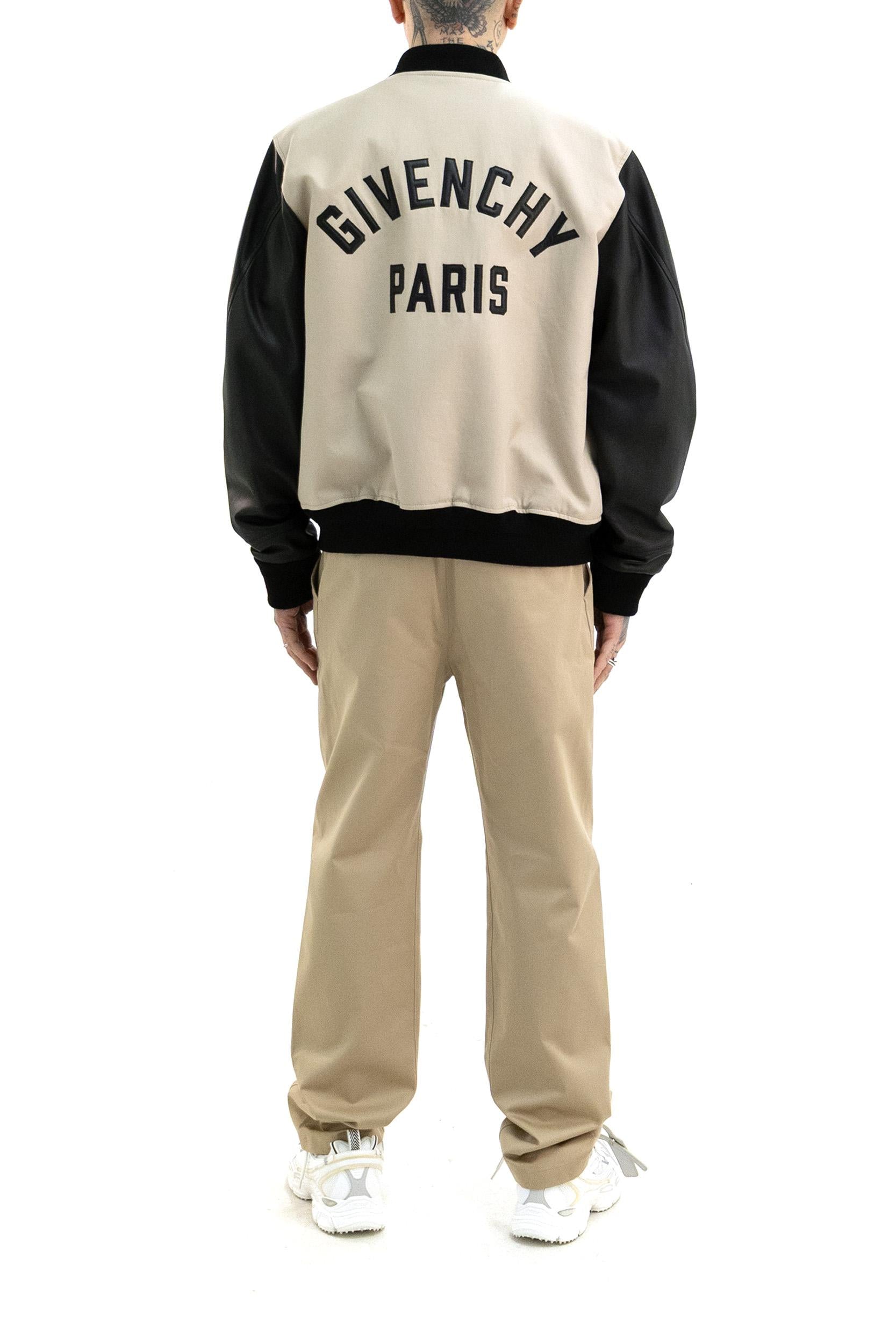 Bomber in cotone di colore beige<BR/> BM01DZ6Y45 007 GIVENCHY