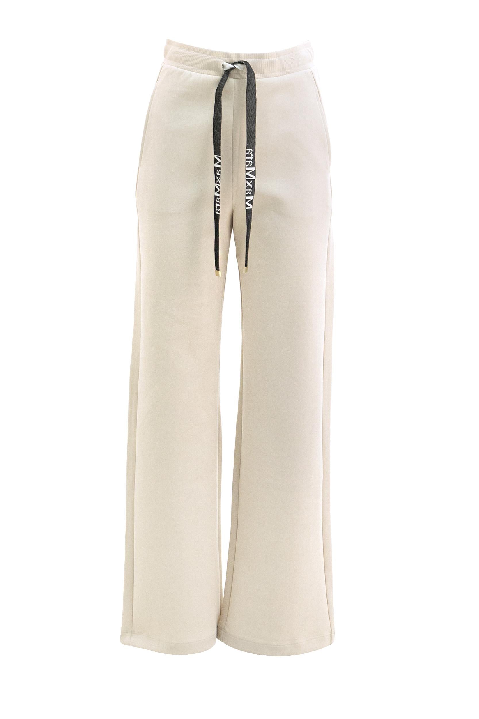 Pantaloni in jersey tecnico color cammello<BR/> SMMBALI 001 S MAX MARA