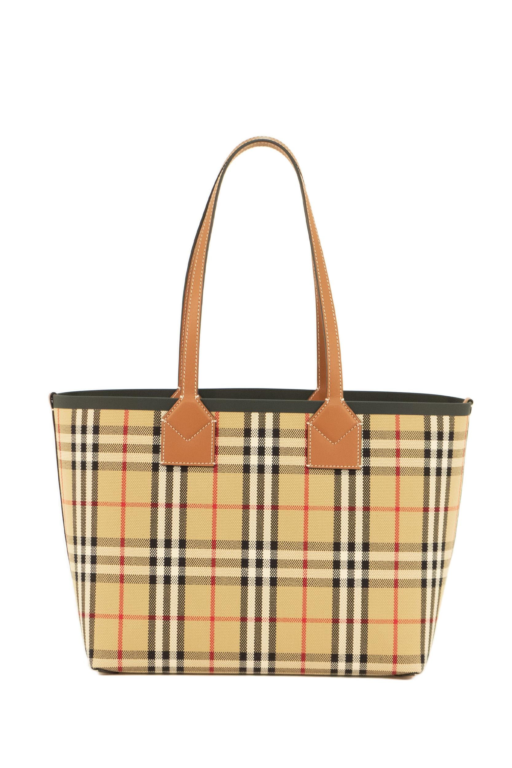 Borsa Tote<BR/> 8066163 BROWN BURBERRY