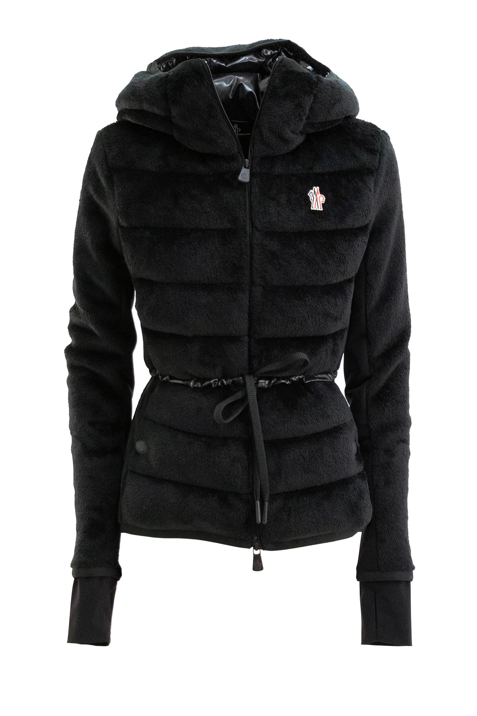 Moncler Grenoble felpa in pile nero<BR/> 8G000-13 809EG 999 MONCLER GRENOBLE