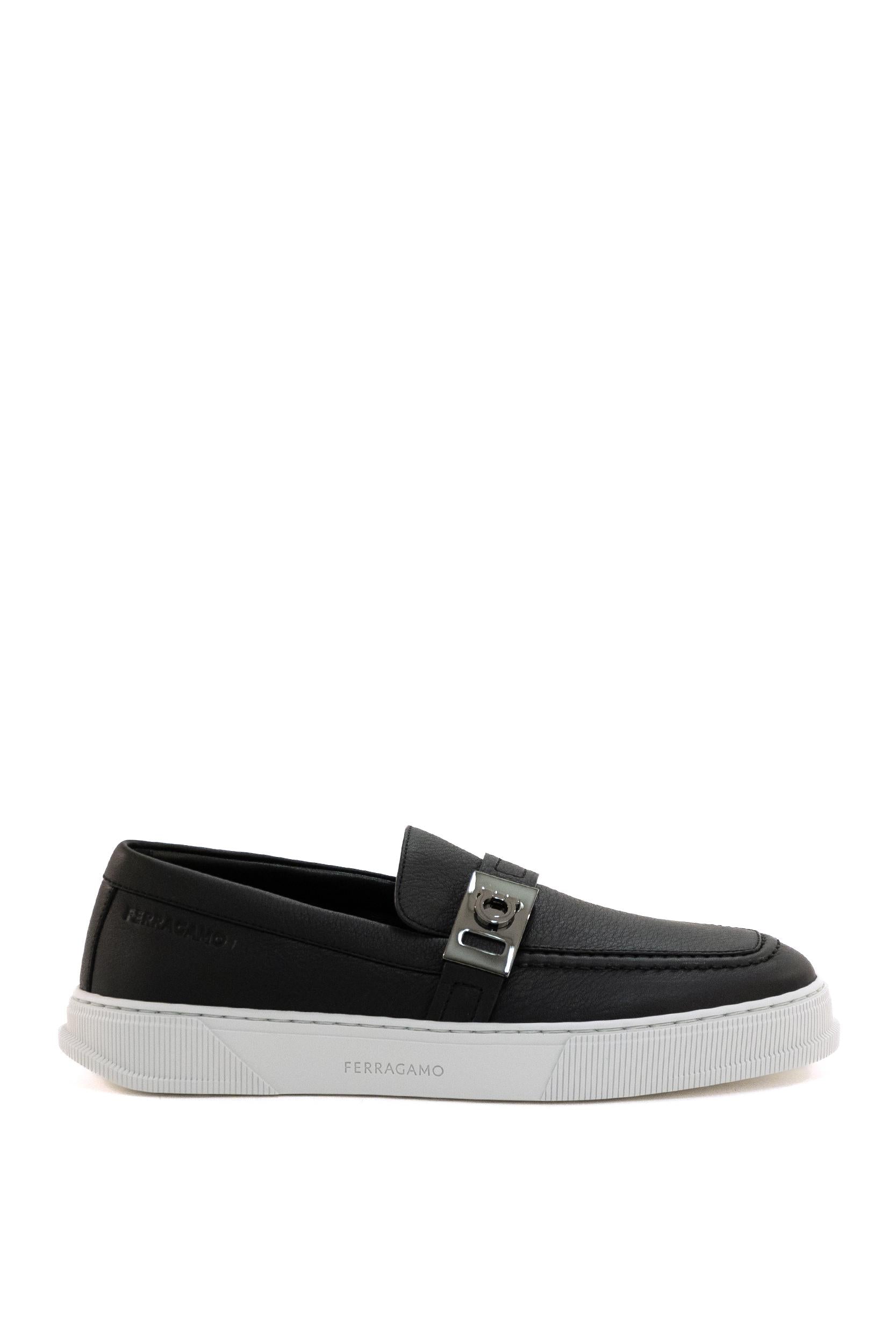 Mocassini Brad<BR/> 029745 0781457 NERO FERRAGAMO
