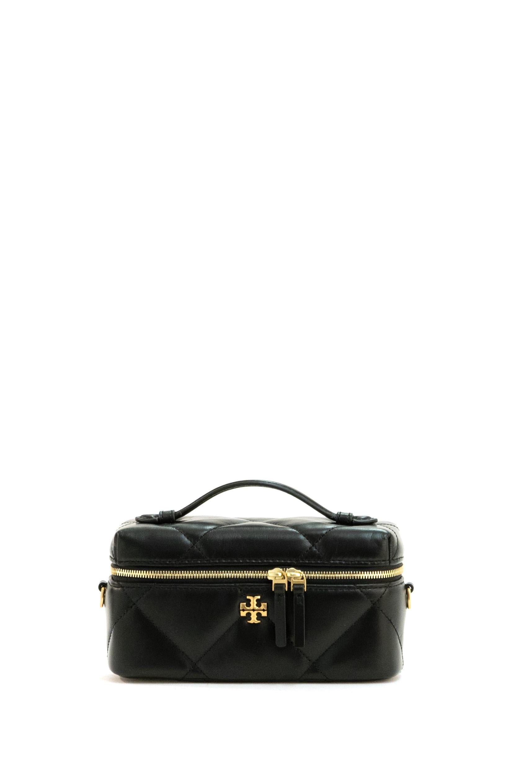 Borsa Vanity Kira in pelle trapuntata di colore nero<BR/> 178159 001 TORY BURCH