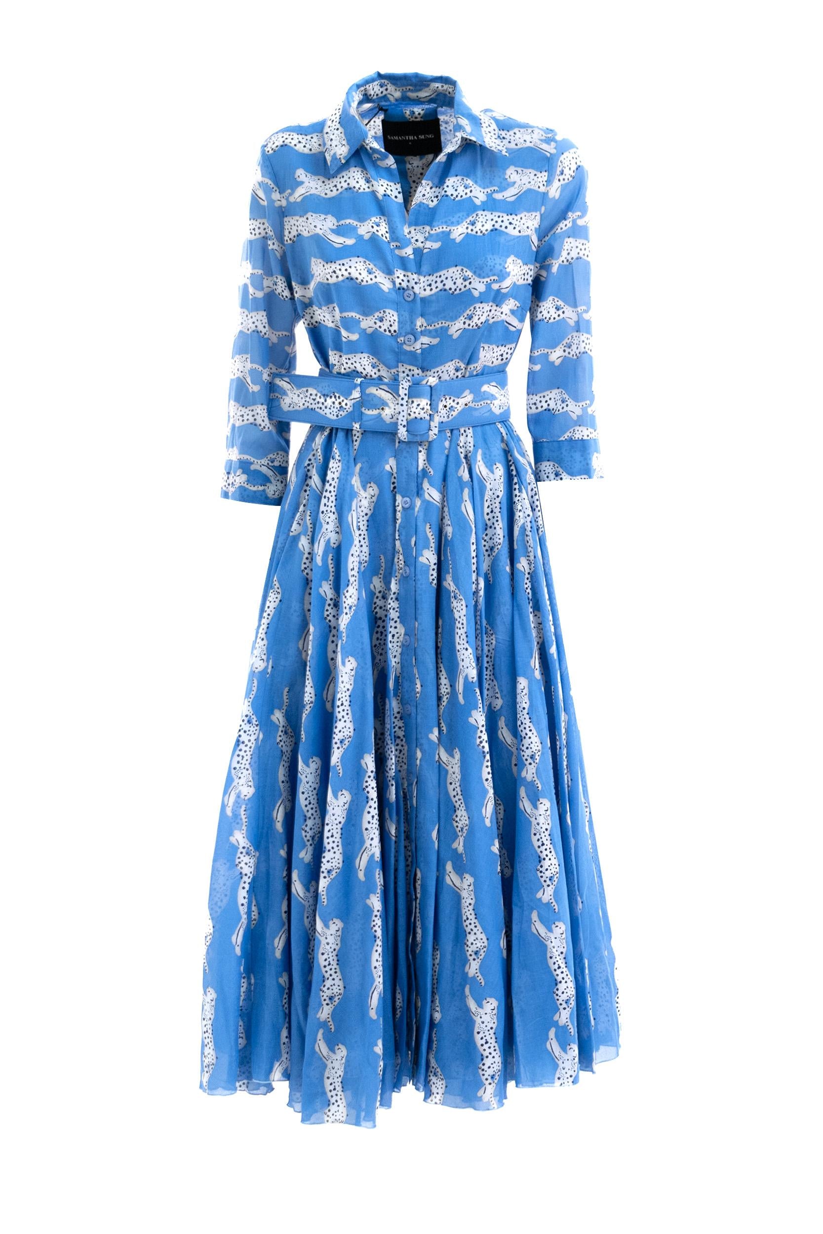 Abito<BR/> ASTER DRESS/TIGER SOFT BLUE S-SUNG