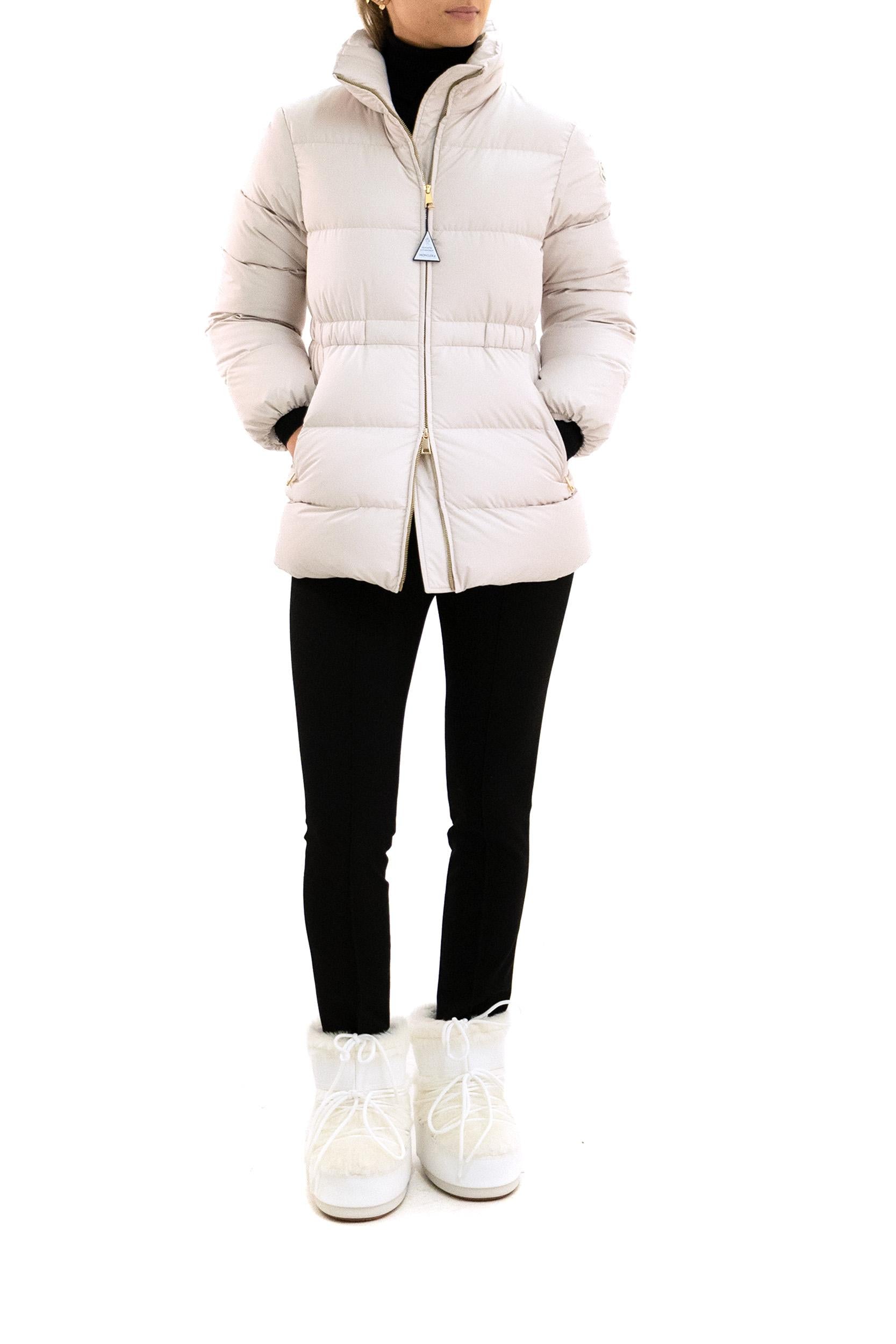 Piumino Corto Brossette Poliestere Avorio<BR/> 1A002-23 54AQE 051 MONCLER