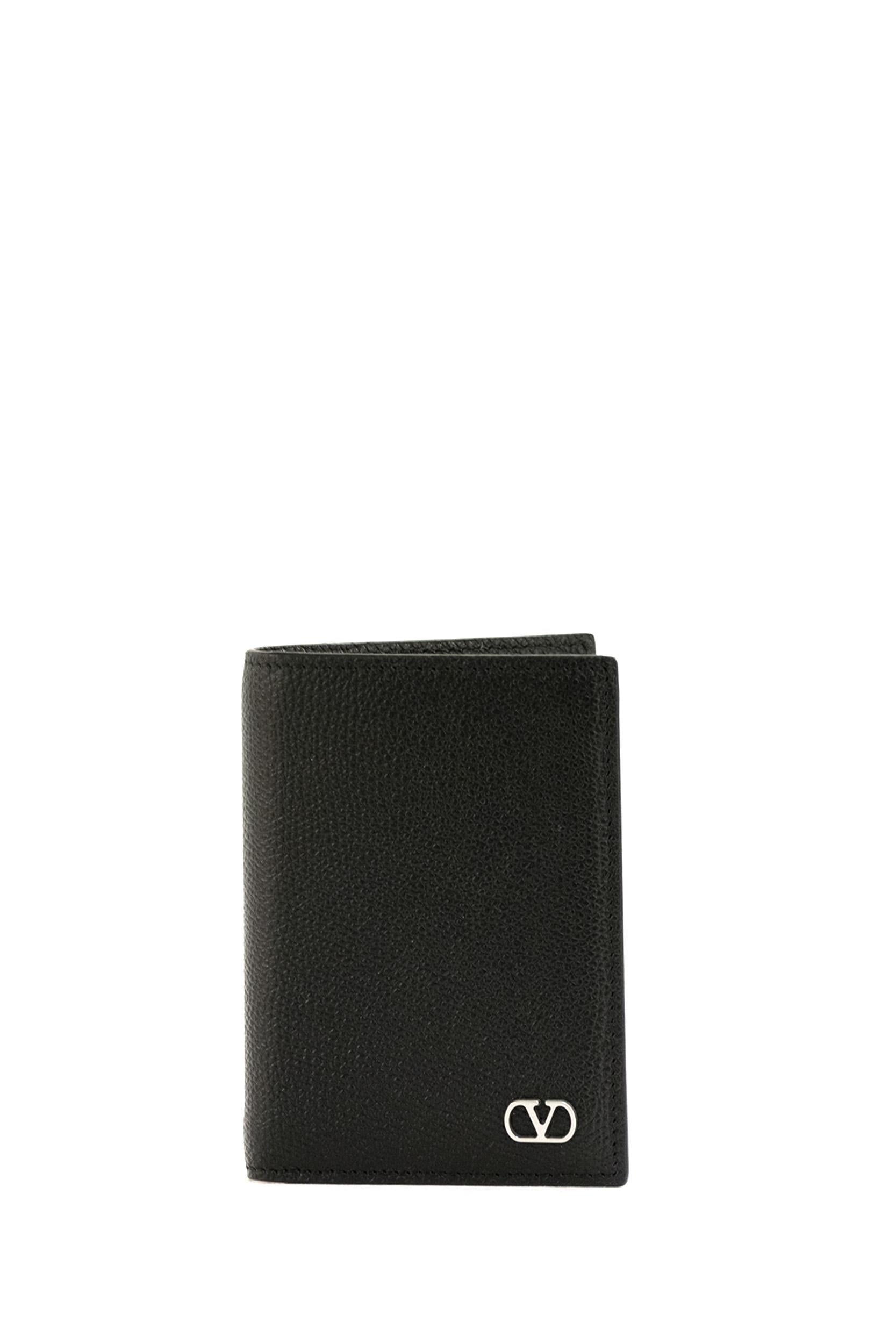 Portacarte Vlogo Signature in Pelle<BR/> 8Y2P0AP1UAG 0NO VALENTINO GARAVANI