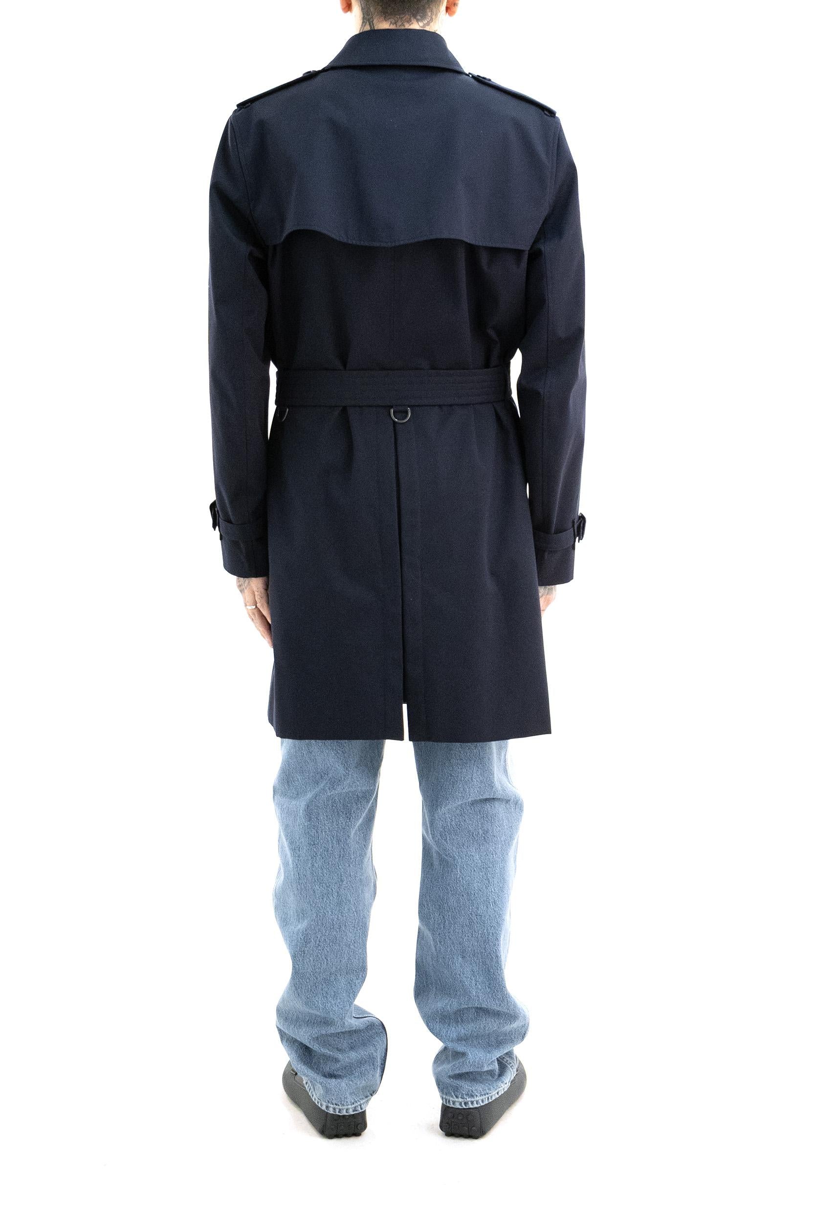 Trench Heritage Kensington in Cotone<BR/> 8117230 COALBLUE BURBERRY