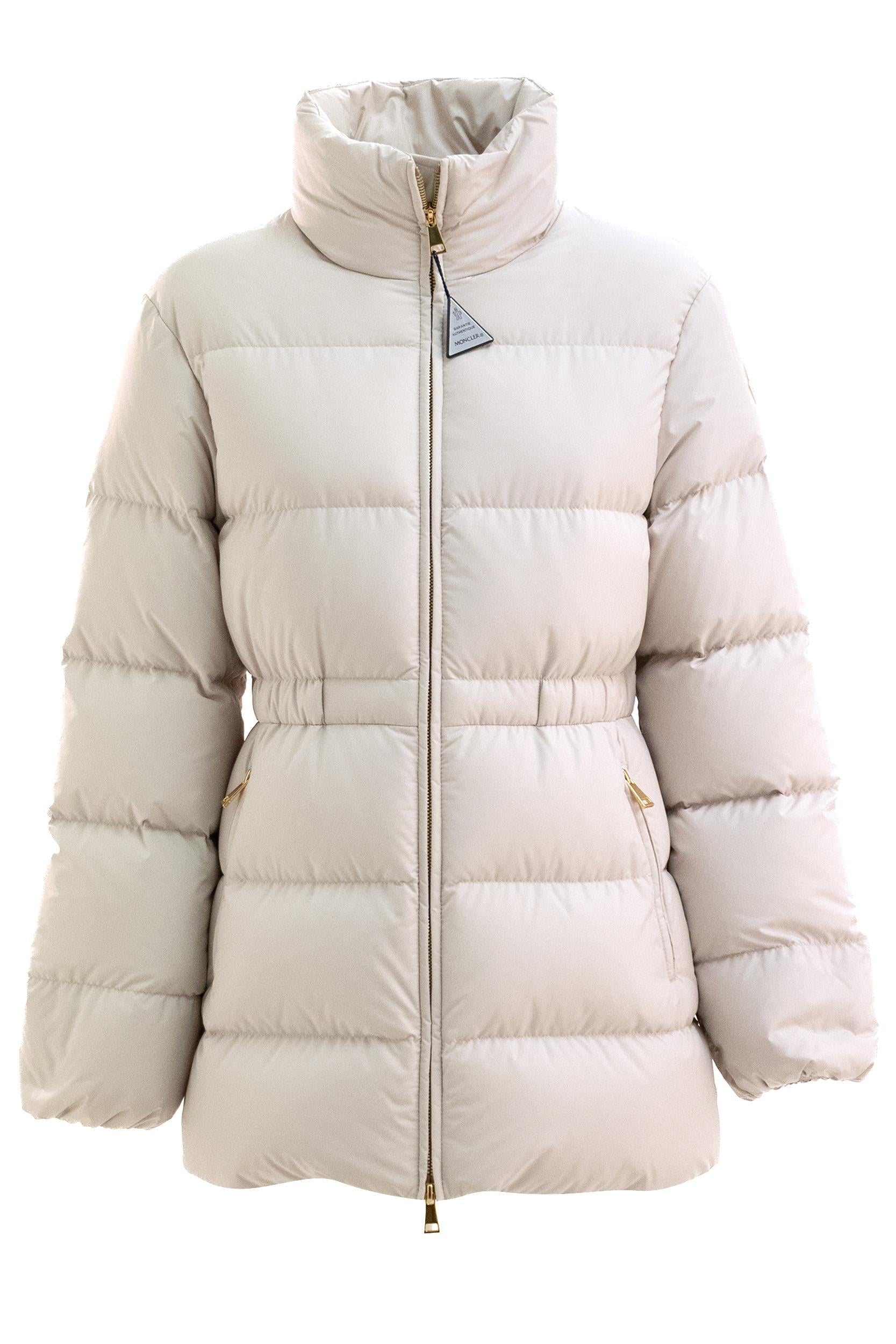 Piumino Corto Brossette Poliestere Avorio<BR/> 1A002-23 54AQE 051 MONCLER