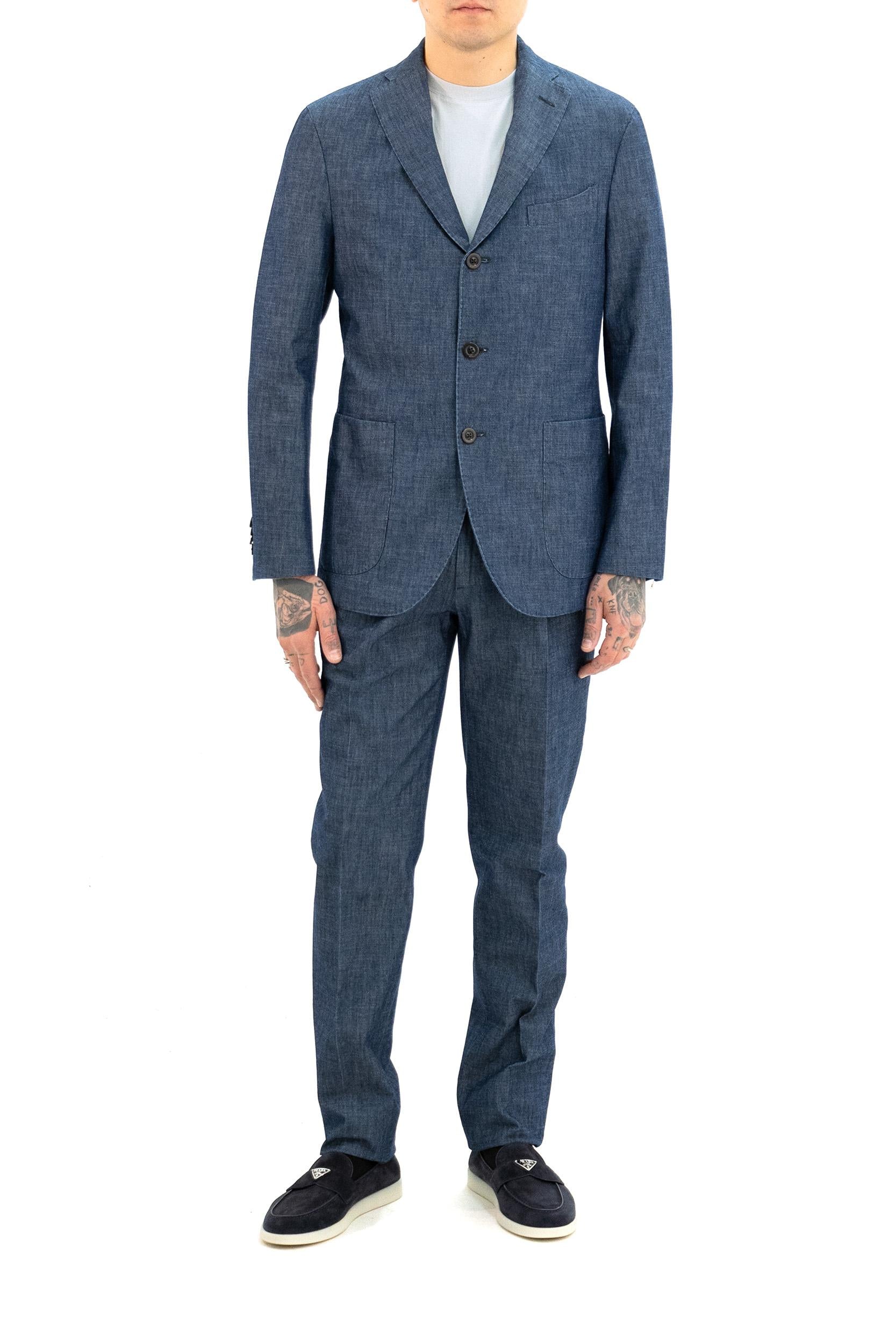 Abito in denim di colore blu<BR/> N29H2EW SB6016 0770 BOGLIOLI