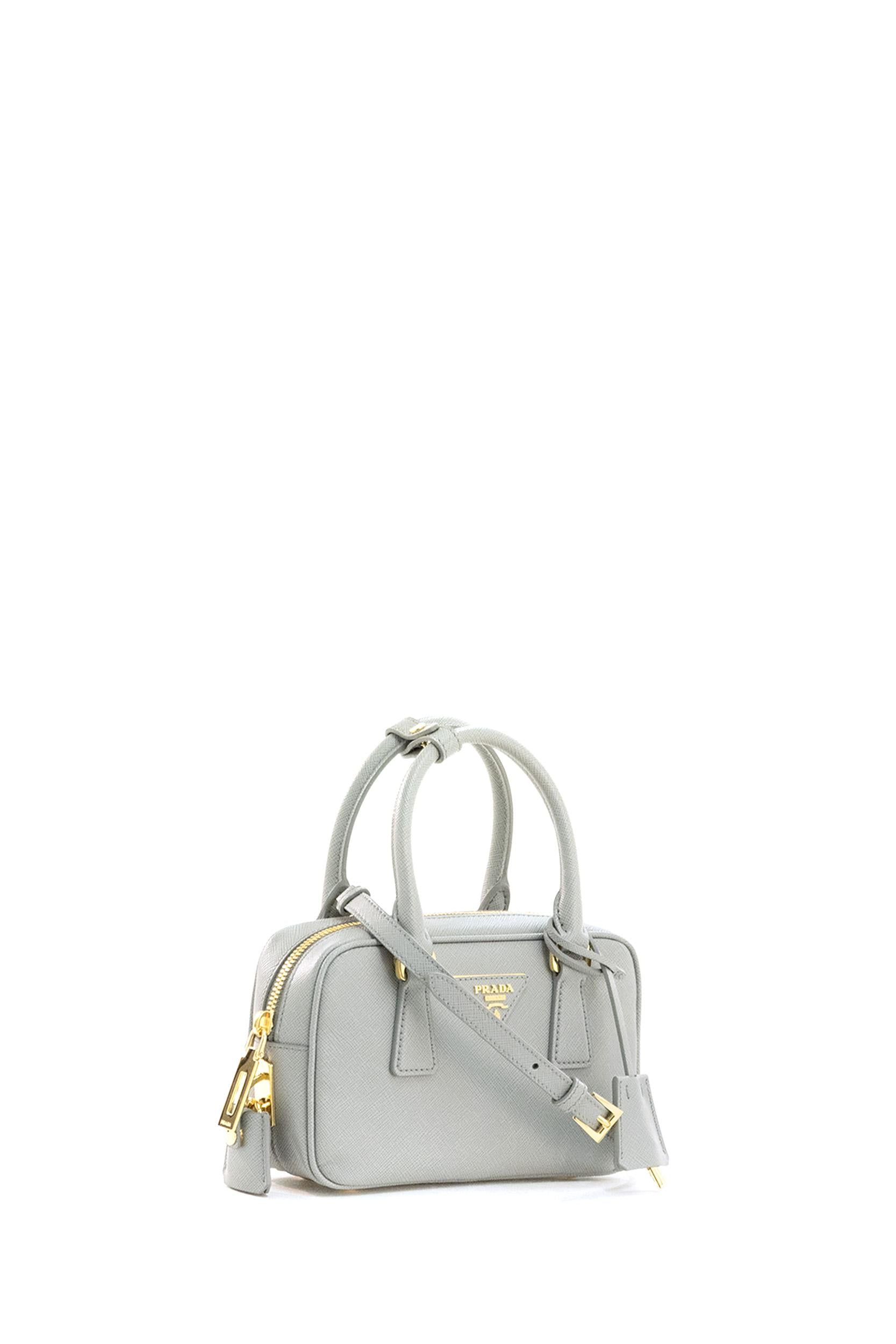 Borsa in Saffiano di colore grigio 1BB157 V EOO NZV F0424 PRADA