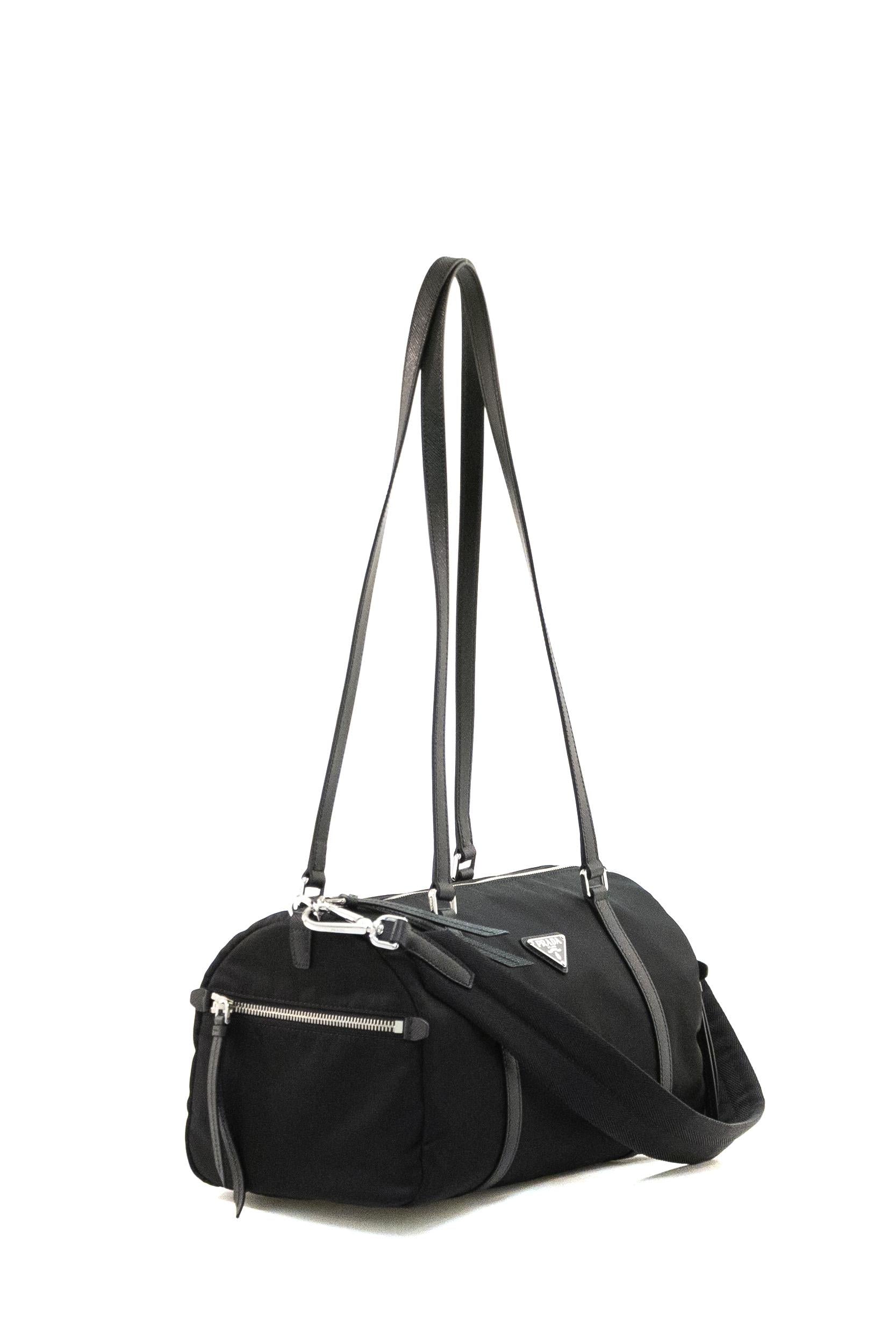 Bauletto Large in Re-Nylon e Saffiano<BR/> 1BB154 V MOM R064 F0632 PRADA