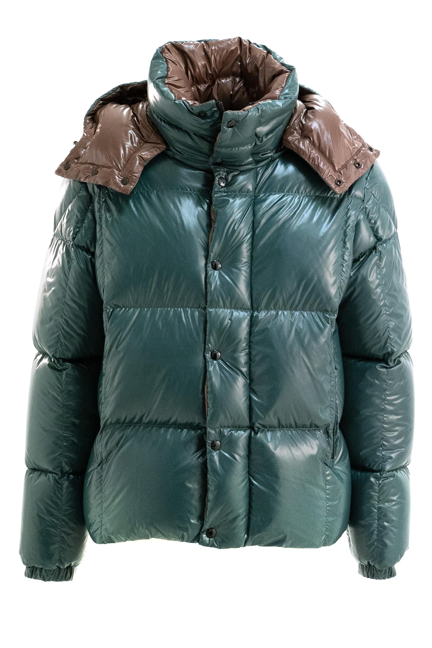 Piumino Corto Parana verde<BR/> 1A001-87 597Z8 866 MONCLER