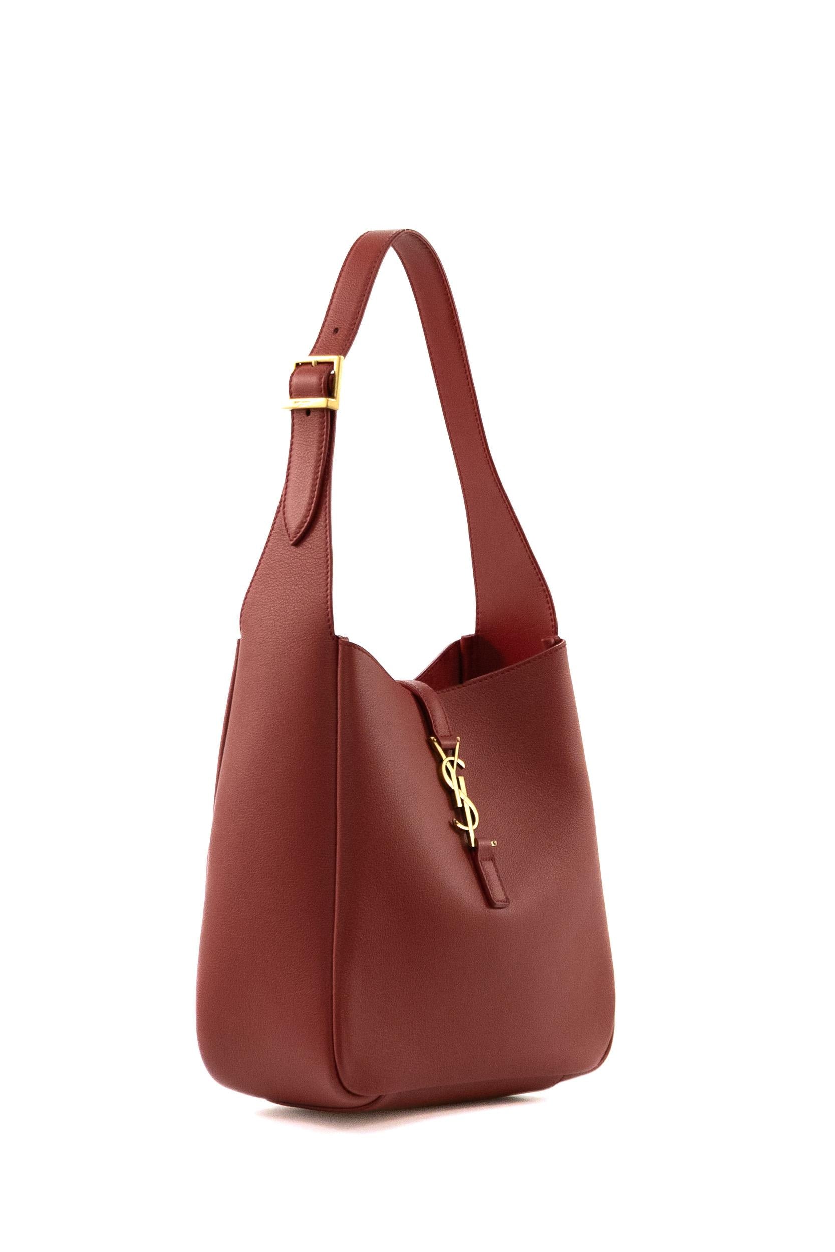 Borsa Le 5 à 7 Small in pelle colore rosso.<BR/> 713938 AAAUQ 6937 SAINT LAURENT