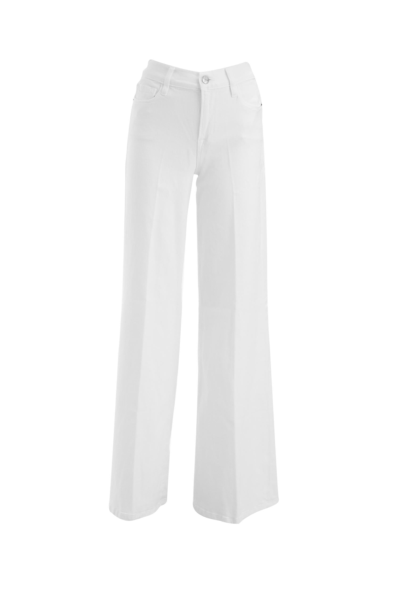 Jeans Le palazzo<BR/> LPP711 BLANC FRAME