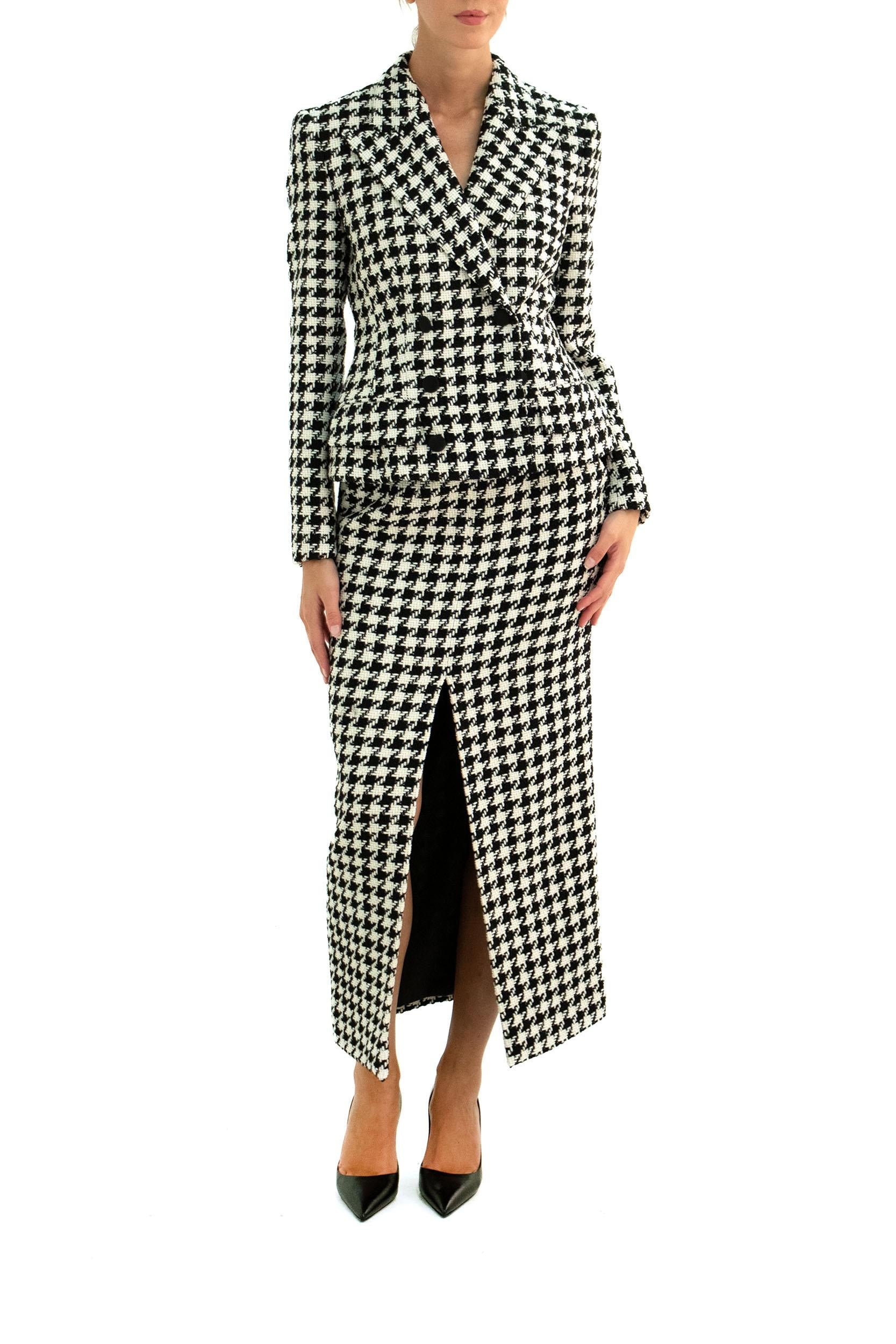 Gonna pied de poule F4CWVT FQ3F0 S8100 DOLCE & GABBANA