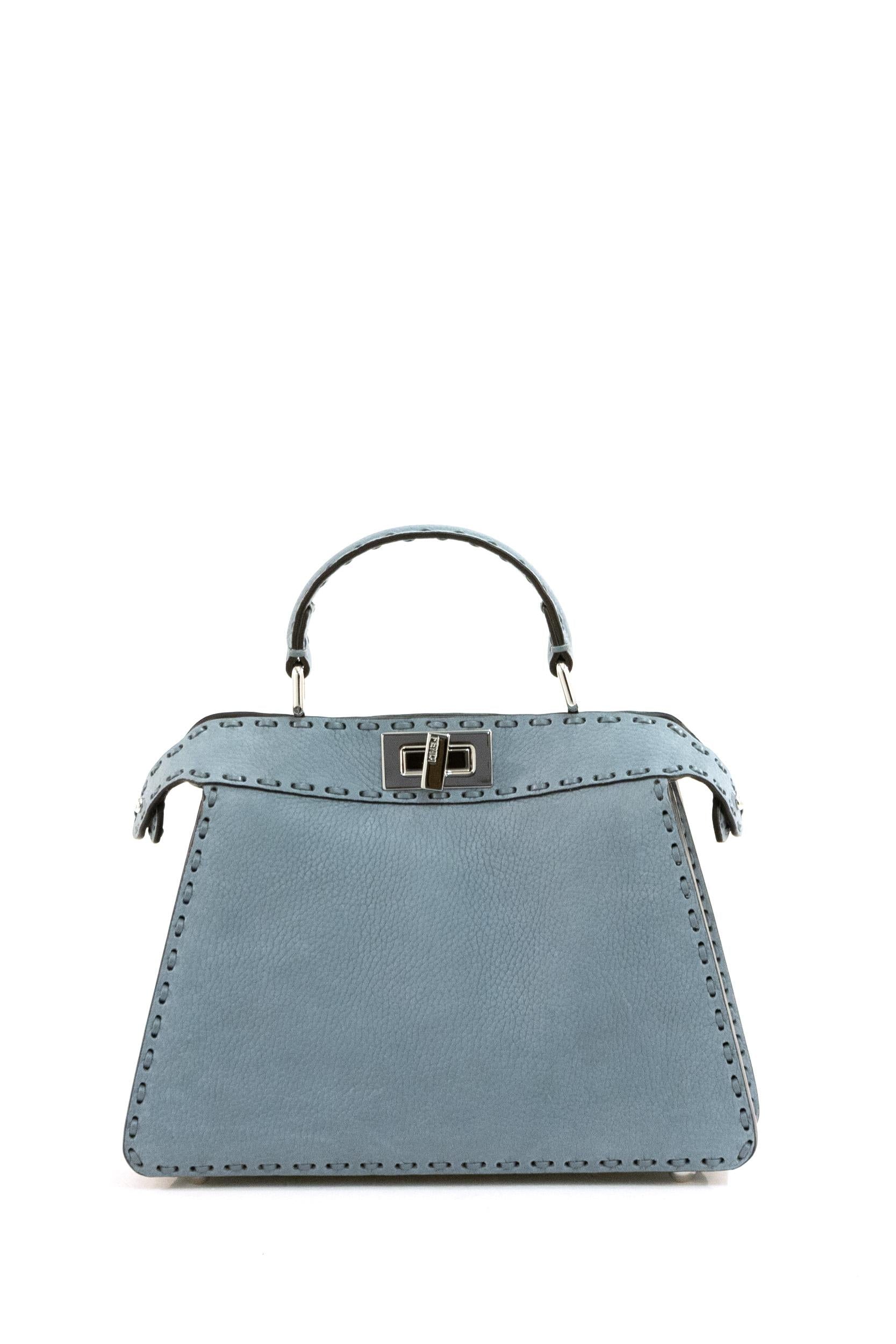 Borsa Pekaboo ISeeU Piccola in Selleria Nabuk<BR/> 8BN327 AVQQ F1USY FENDI