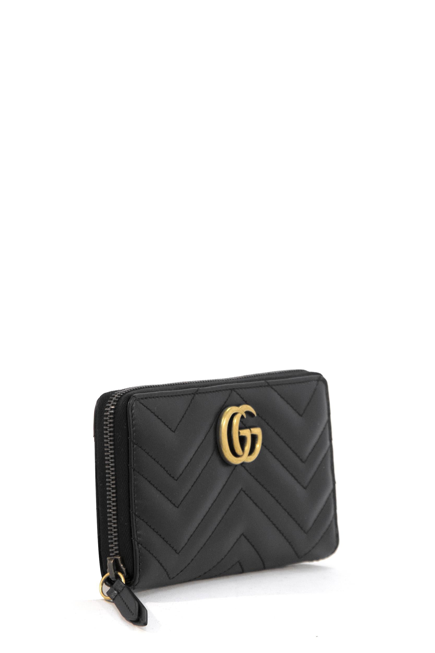 Portafoglio GG Marmont<BR/> 443123 DTD1T 1000 GUCCI