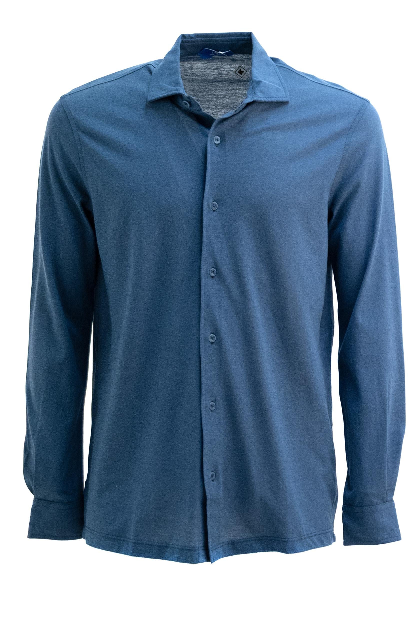 Camicia in cotone di colore ottanio<BR/> WCAPRIL W8321022 002 KIred