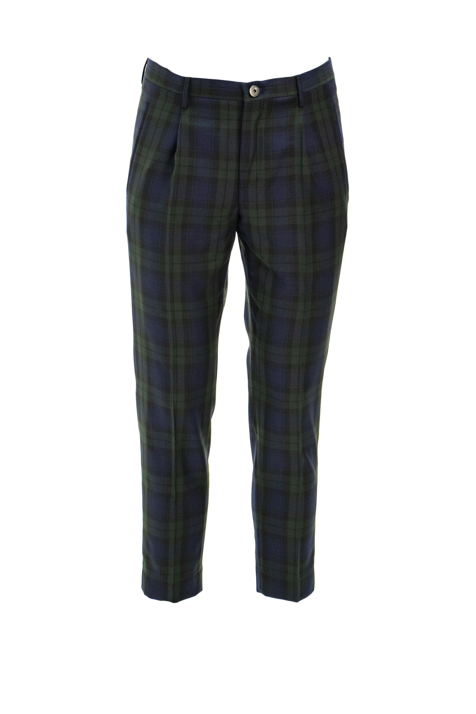 INCOTEX Pantalone a Quadri<BR/> ZR541T 1783J 720 INCOTEX
