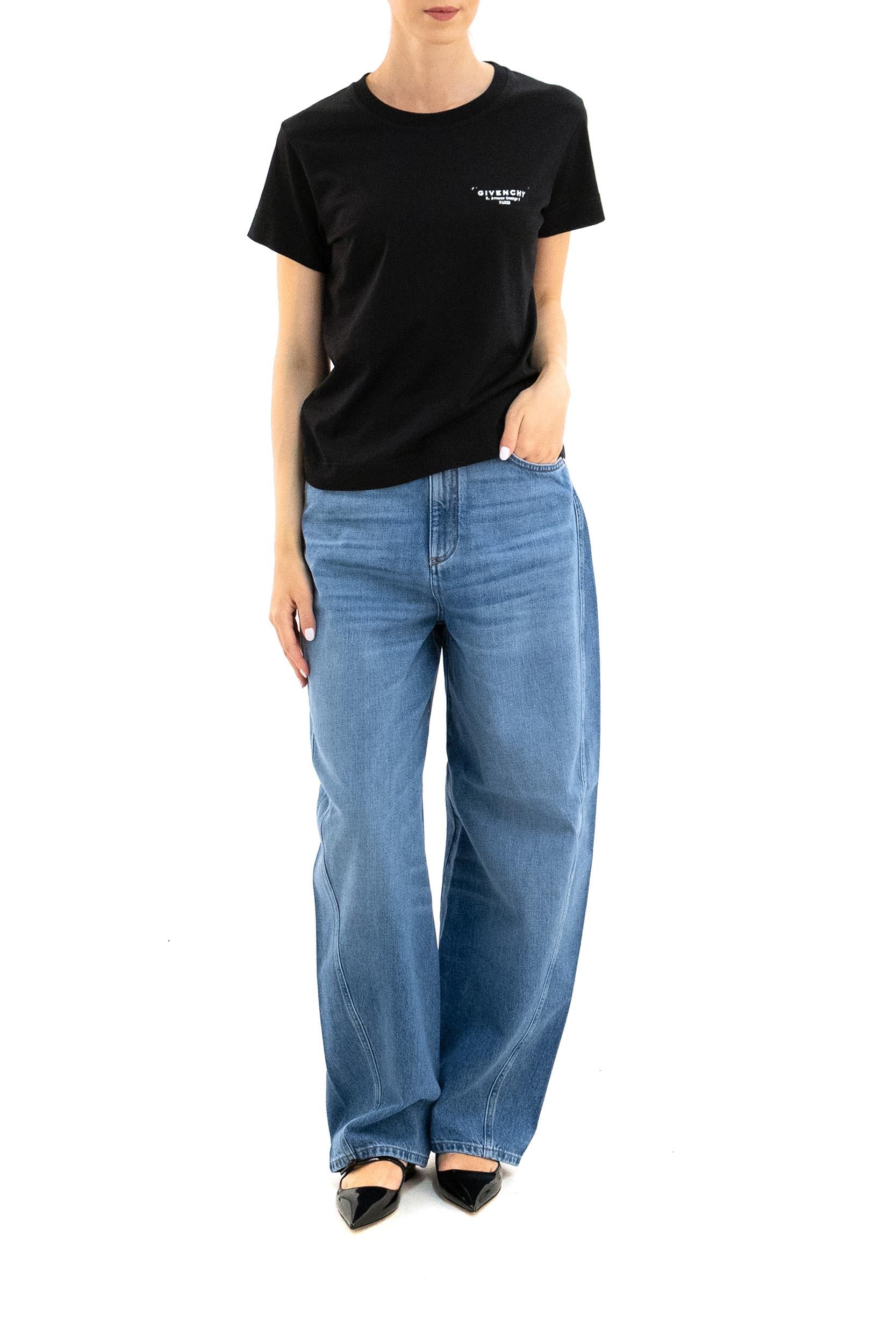 T-shirt<BR/> BW70FJP75N 001 GIVENCHY