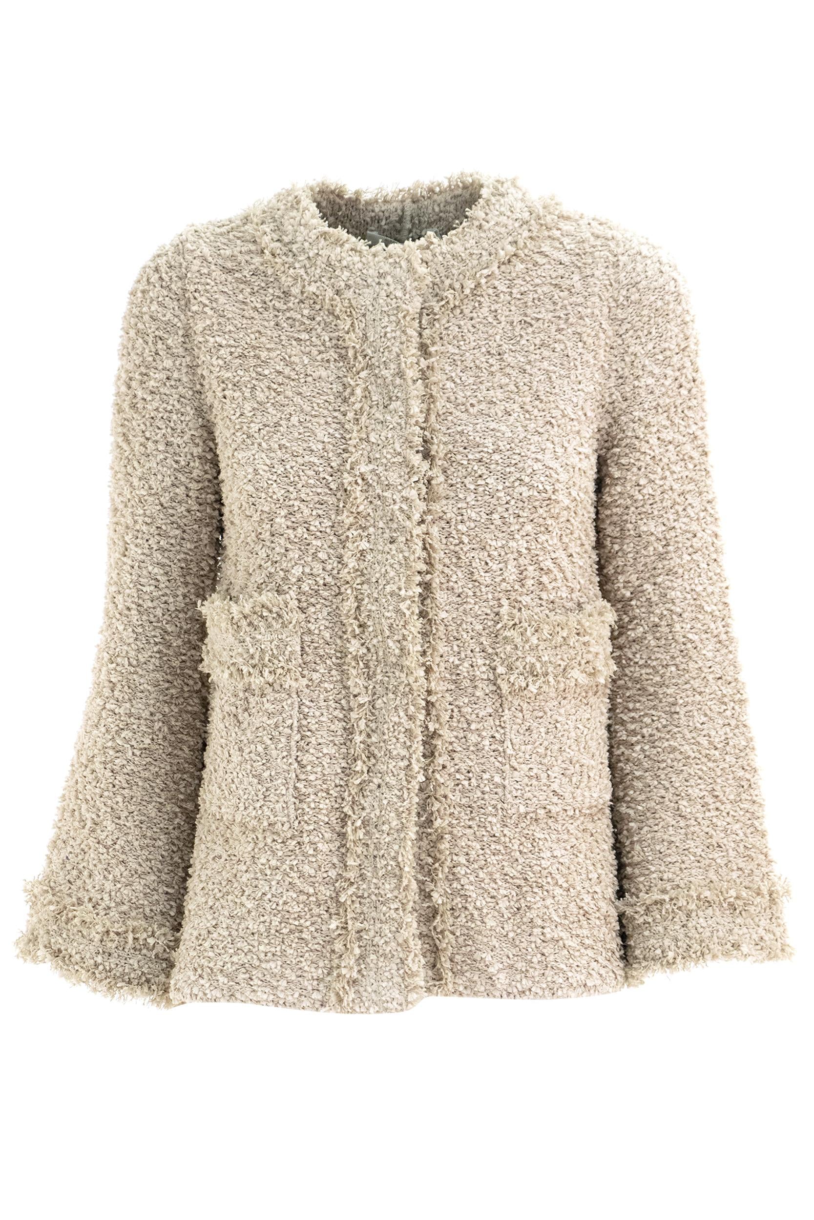Cardigan<BR/> 7480/00 CAMMELLO CHARLOTT