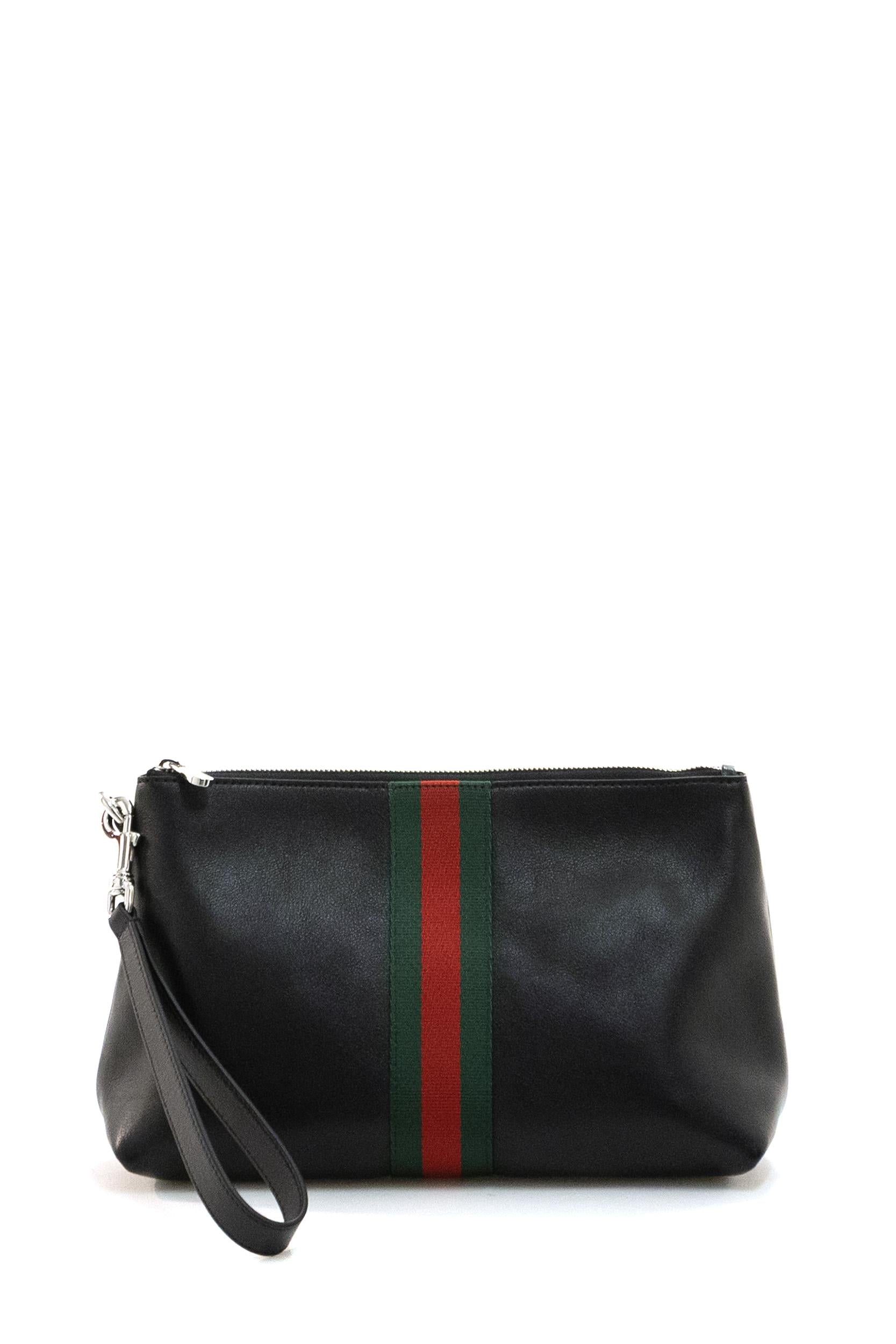 Pouch Web Trademark in Pelle<BR/> 867275 AAGIT 1053 GUCCI