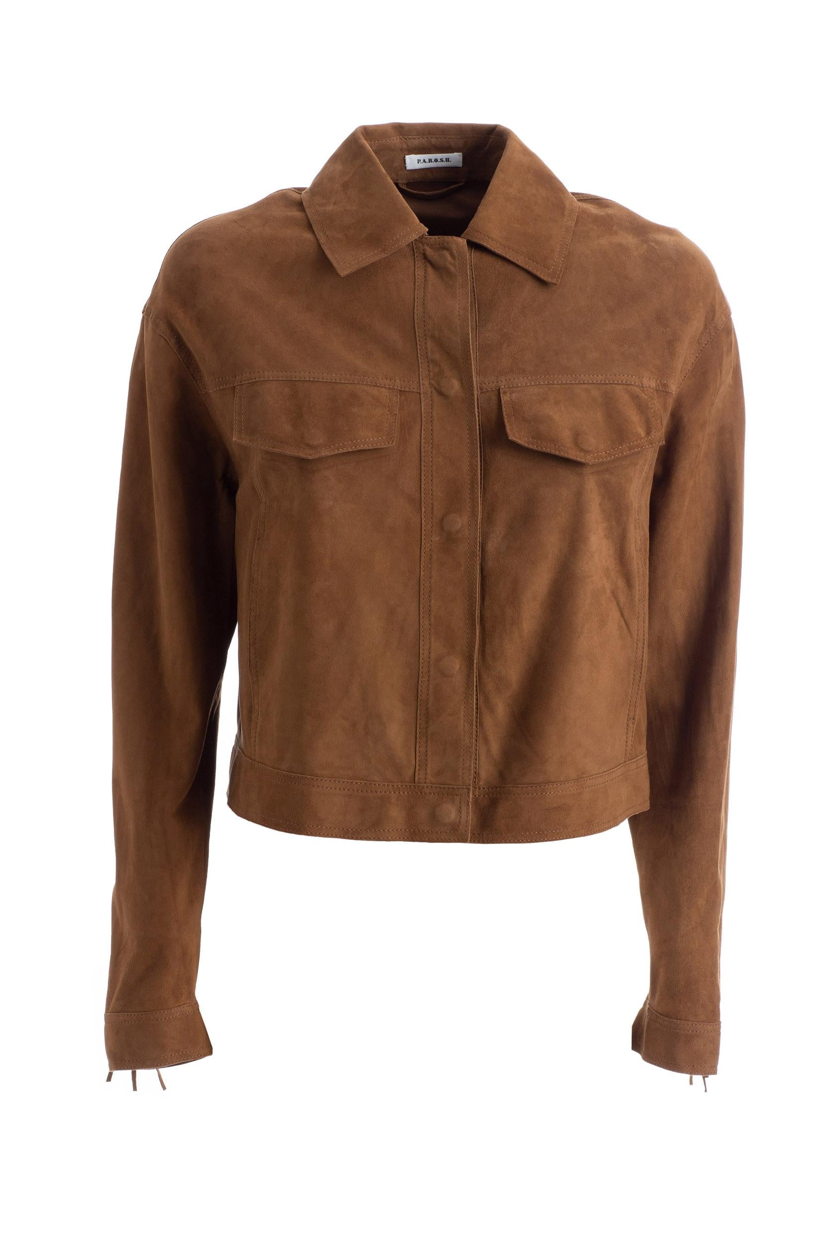 P.A.R.O.S.H. MASUEDE D430814006 Giacca con Frange<BR/> MASUEDE D430814 006 P.A.R.O.S.H.