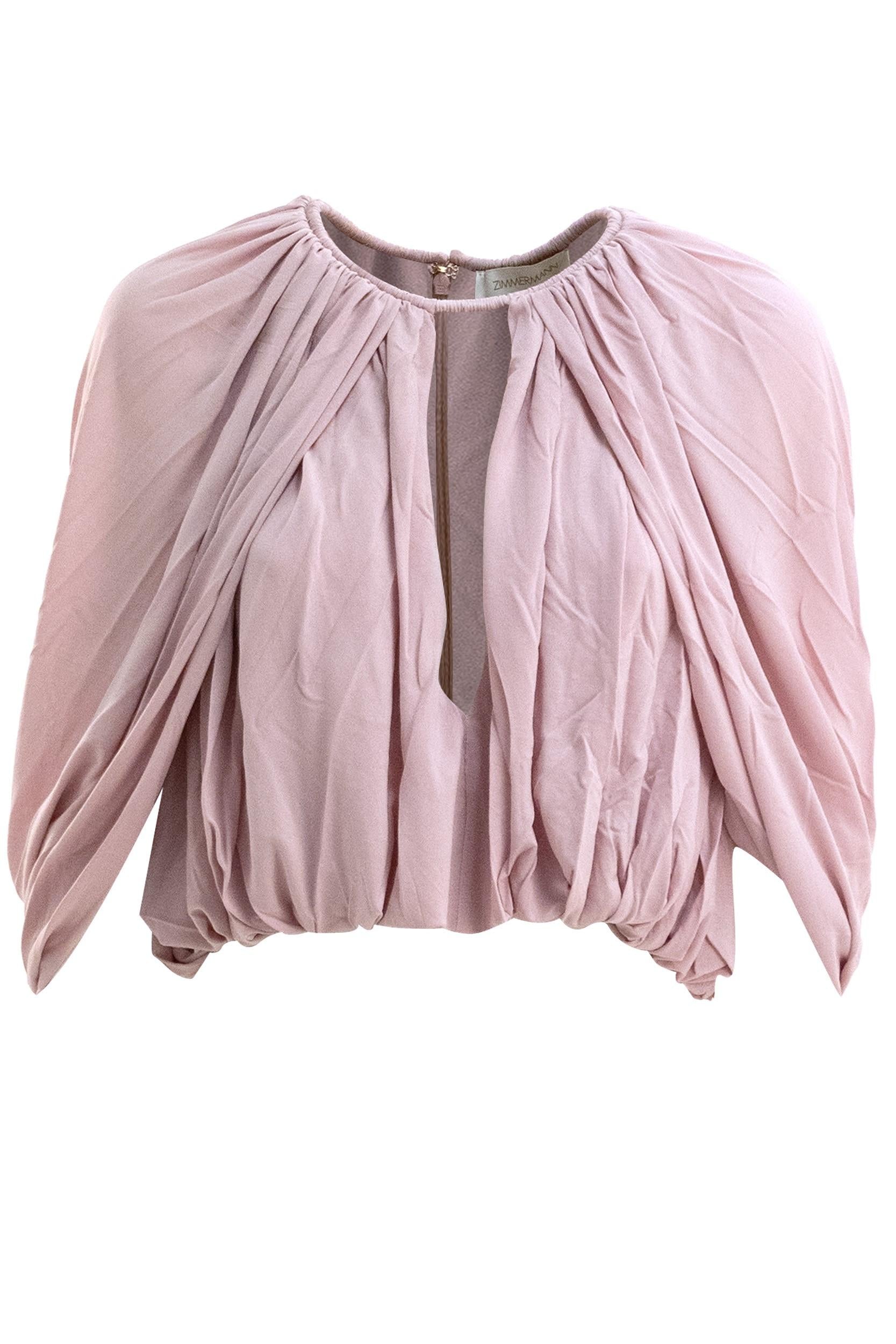 Blusa Alchemy di colore rosa<BR/> 8826TS262 PINK ZIMMERMANN