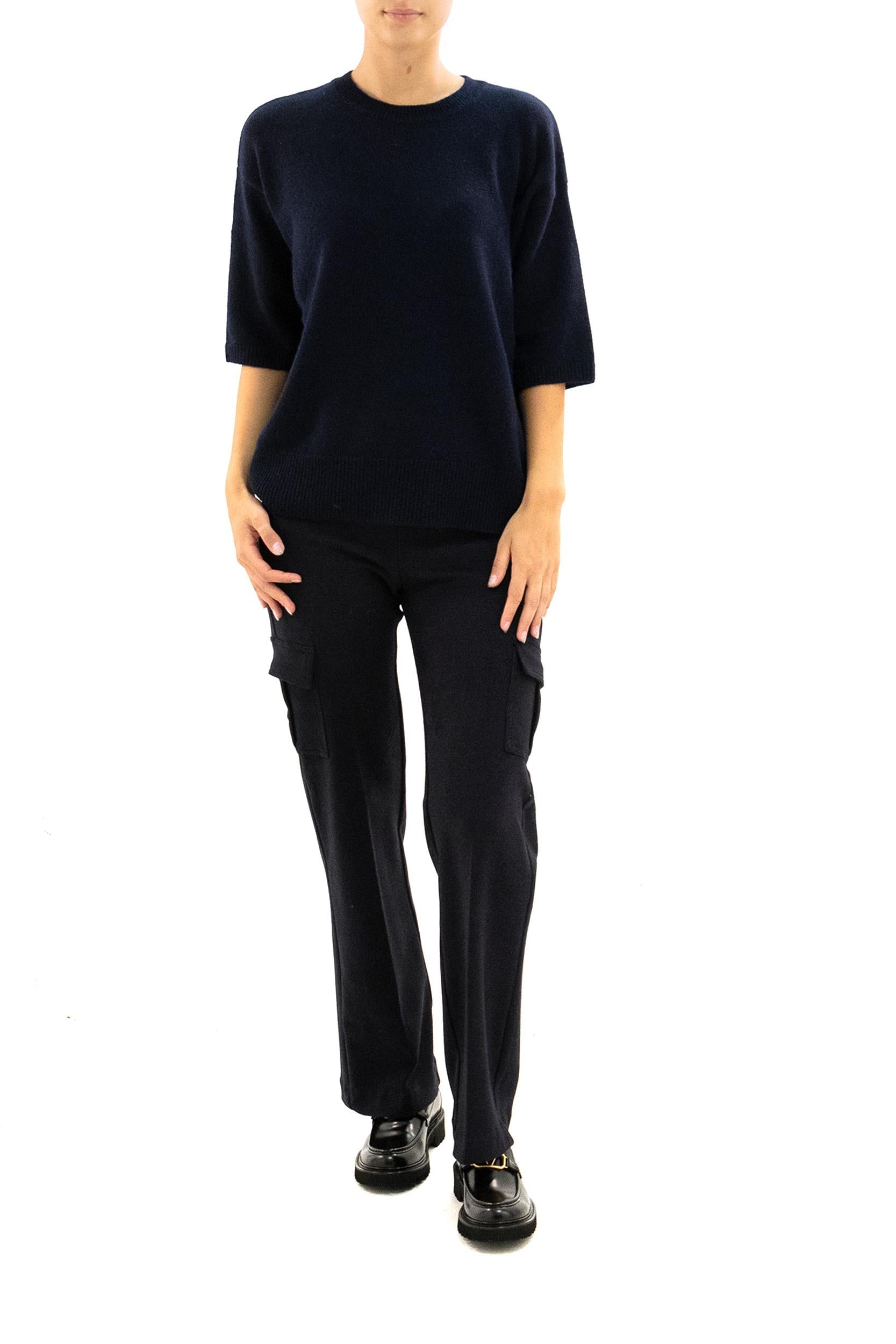 Maglia The Camille Cashmere Blu<BR/> 202121 NAVY LISA YANG