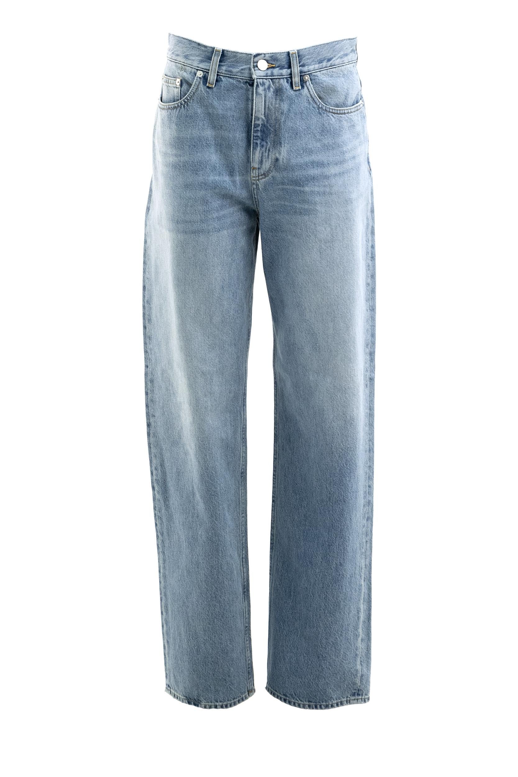 Pantalone in Denim di Cotone<BR/> 857909 XDDD2 4009 GUCCI