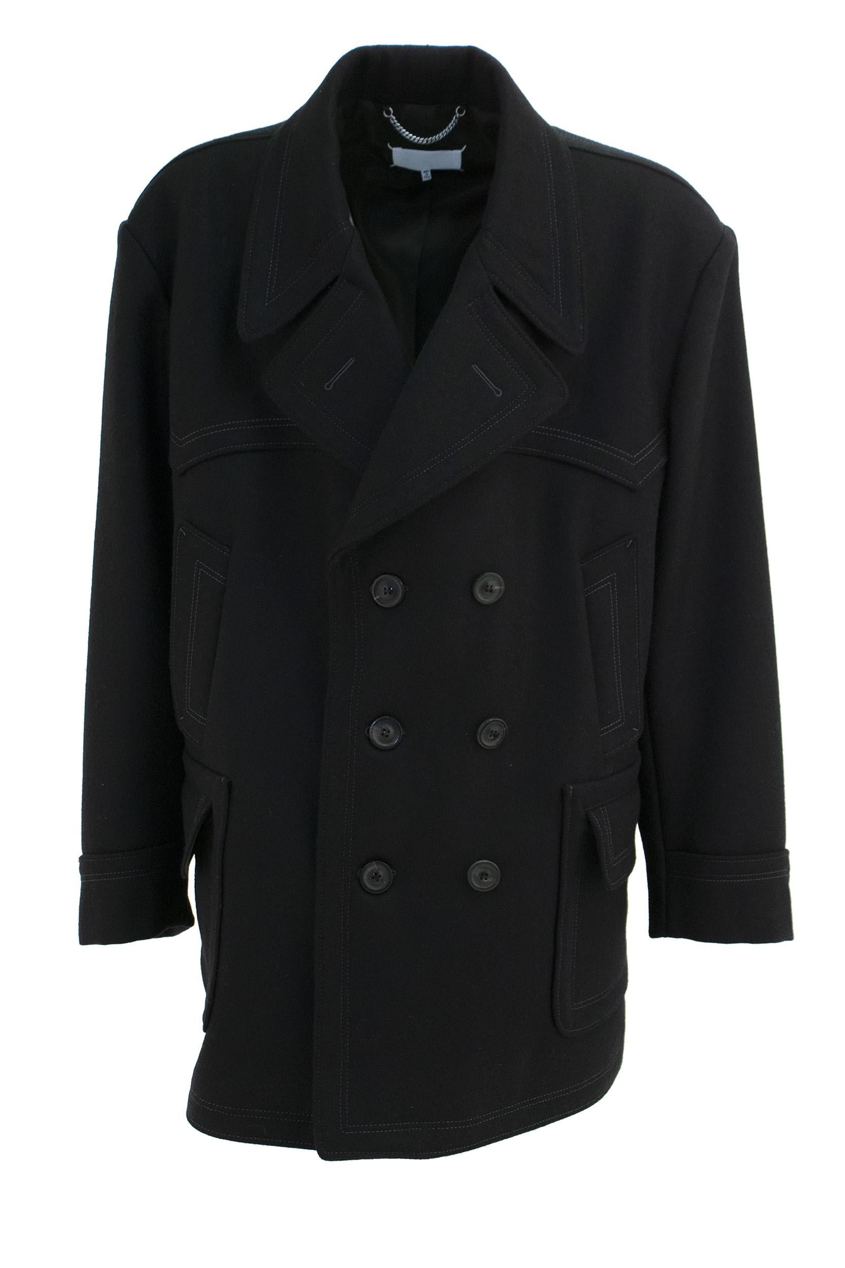 Cappotto oversize<BR/> S67AM0053 S44024 900 MAISON MARGIELA
