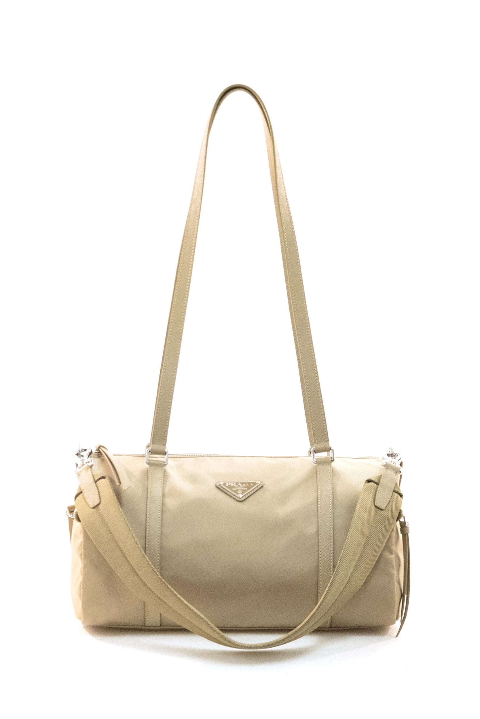 Bauletto Large in Re-Nylon e Saffiano<BR/> 1BB154 V MOM R064 F0Y8C PRADA
