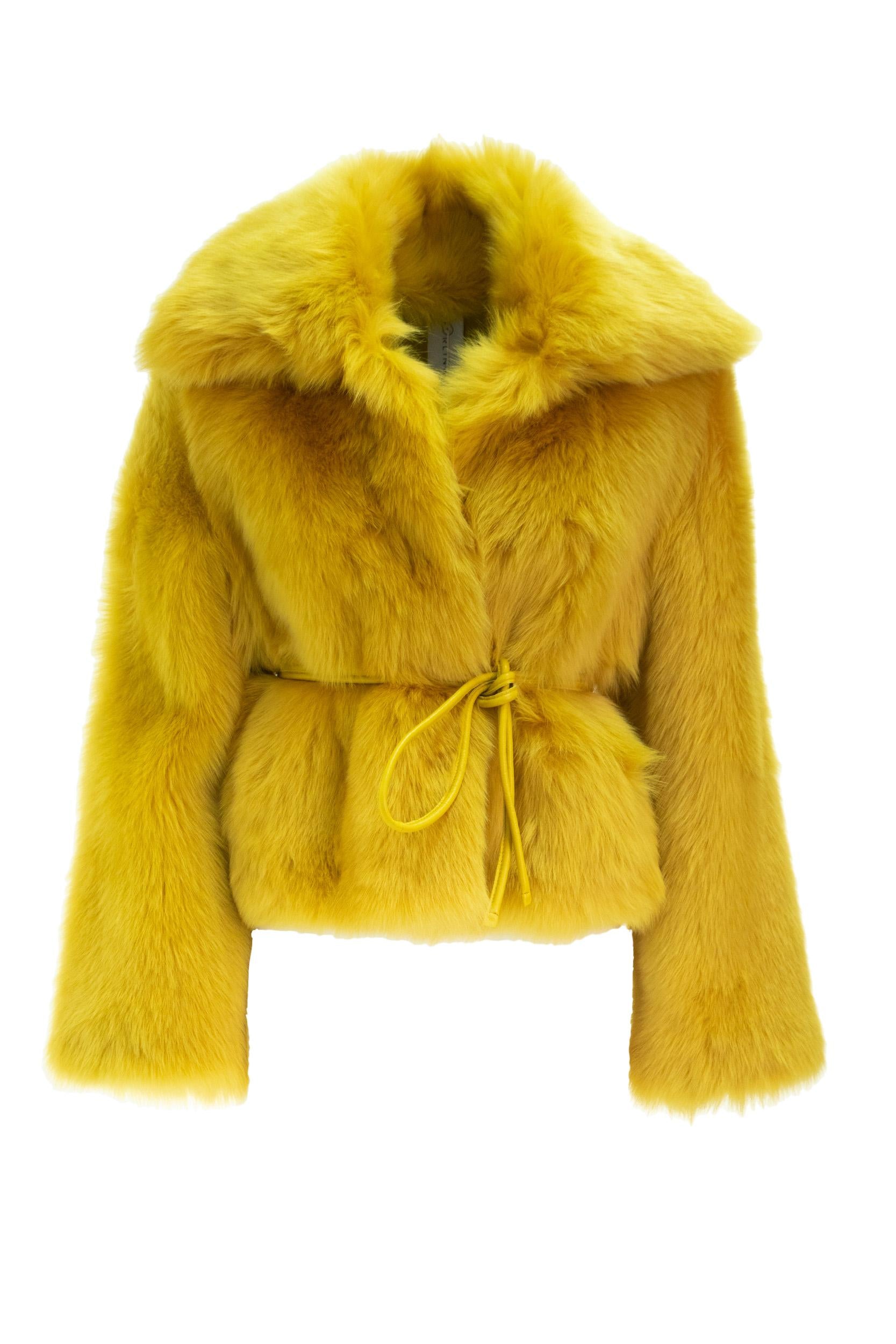 CARRIE FOKINA Giacca <BR/> CARRIE FOKINA GIALLO FURLING BY GIANI