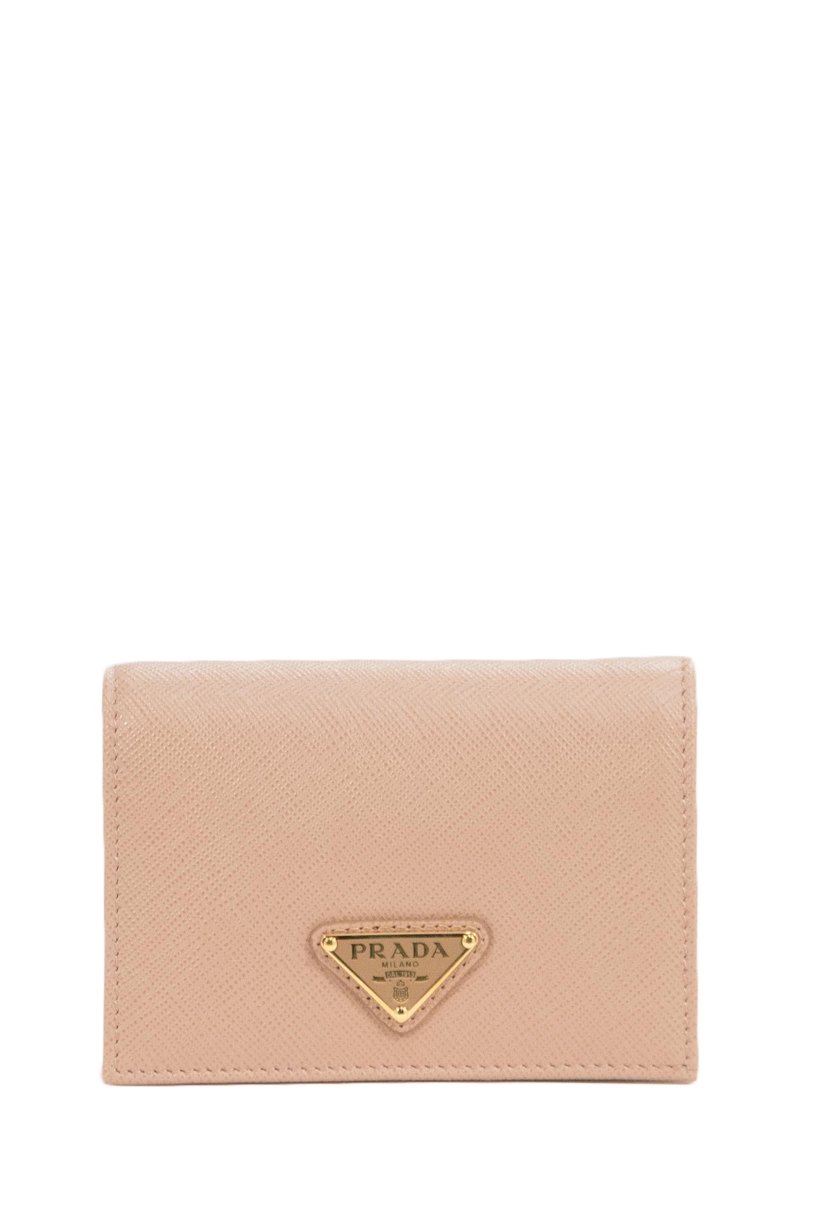Portafoglio in saffiano<BR/> 1MV021 QHH F0236 PRADA