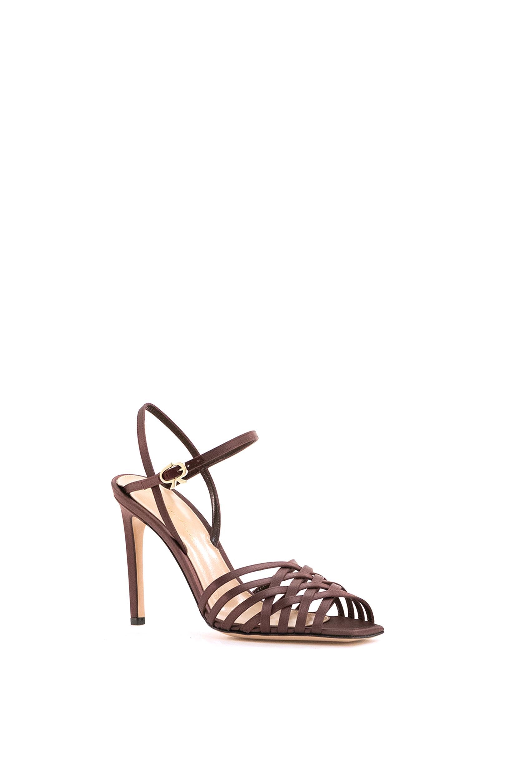 Sandali Kerry<BR/> G32629.95RIC.CREBOUR BOURGOGNE GIANVITO ROSSI