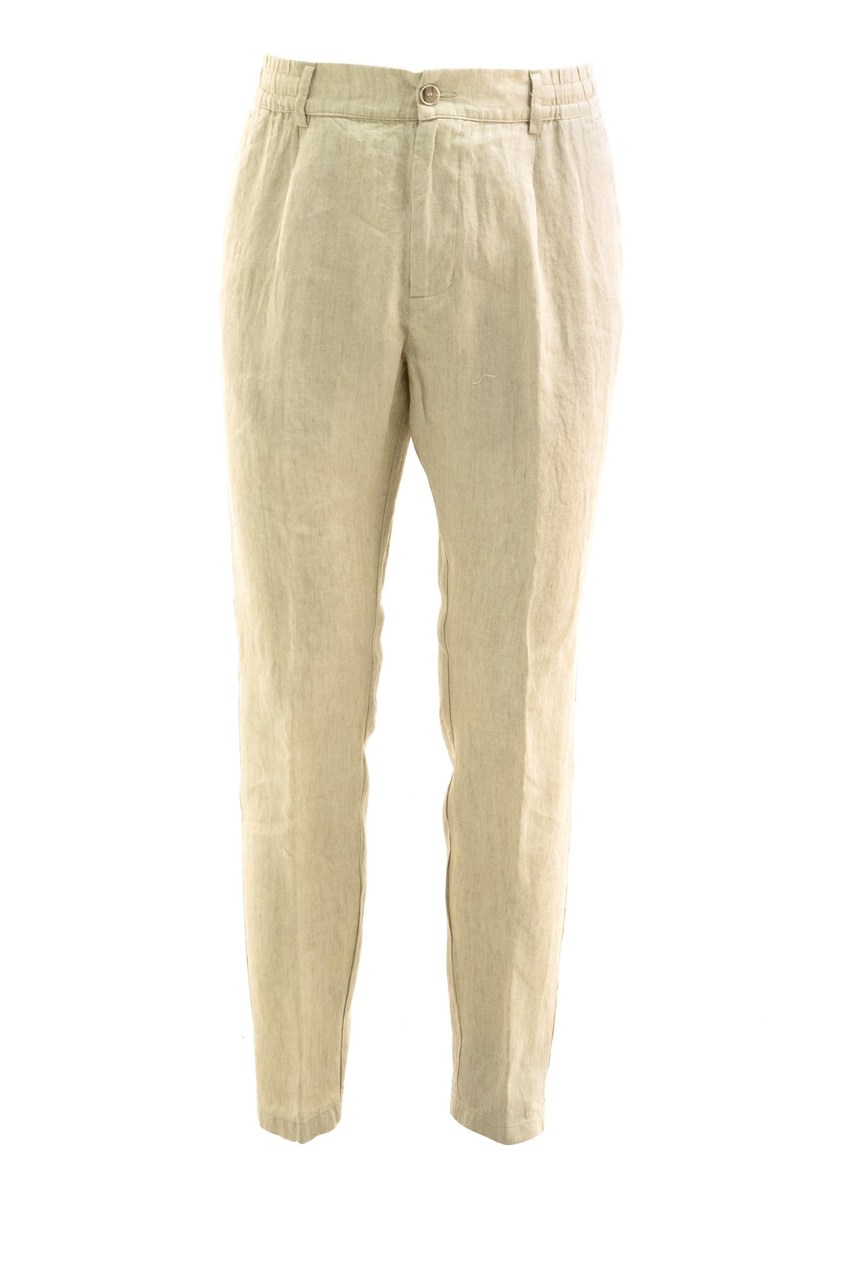 Pantaloni Mitte in Lana Tecnica<BR/> S.M04.MITTE 1712 106 CRUNA