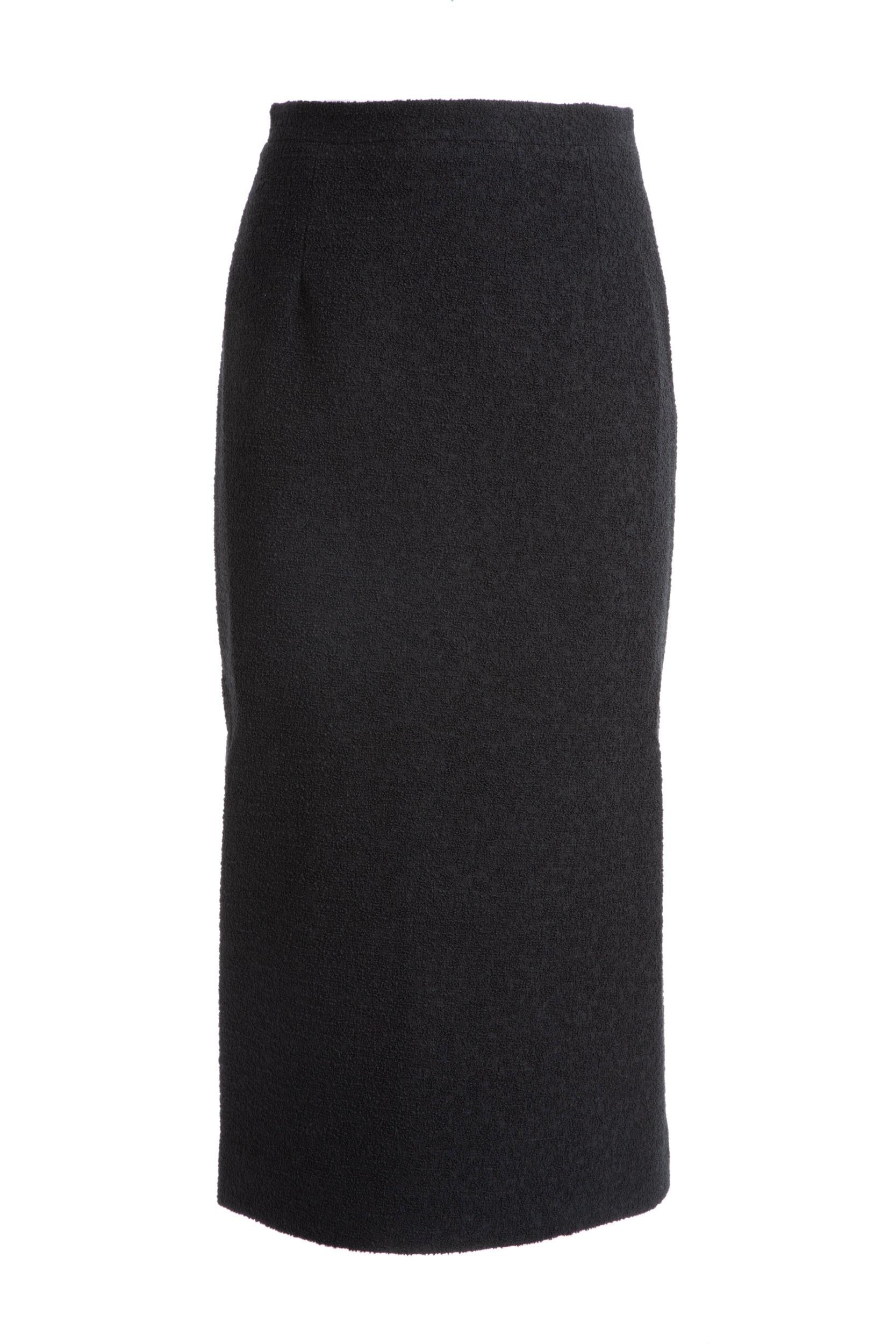Alessandra Rich FAB1817 F3291900 Gonna Midi Bouclé<BR/> FAB1817 F3291 900 ALESSANDRA RICH