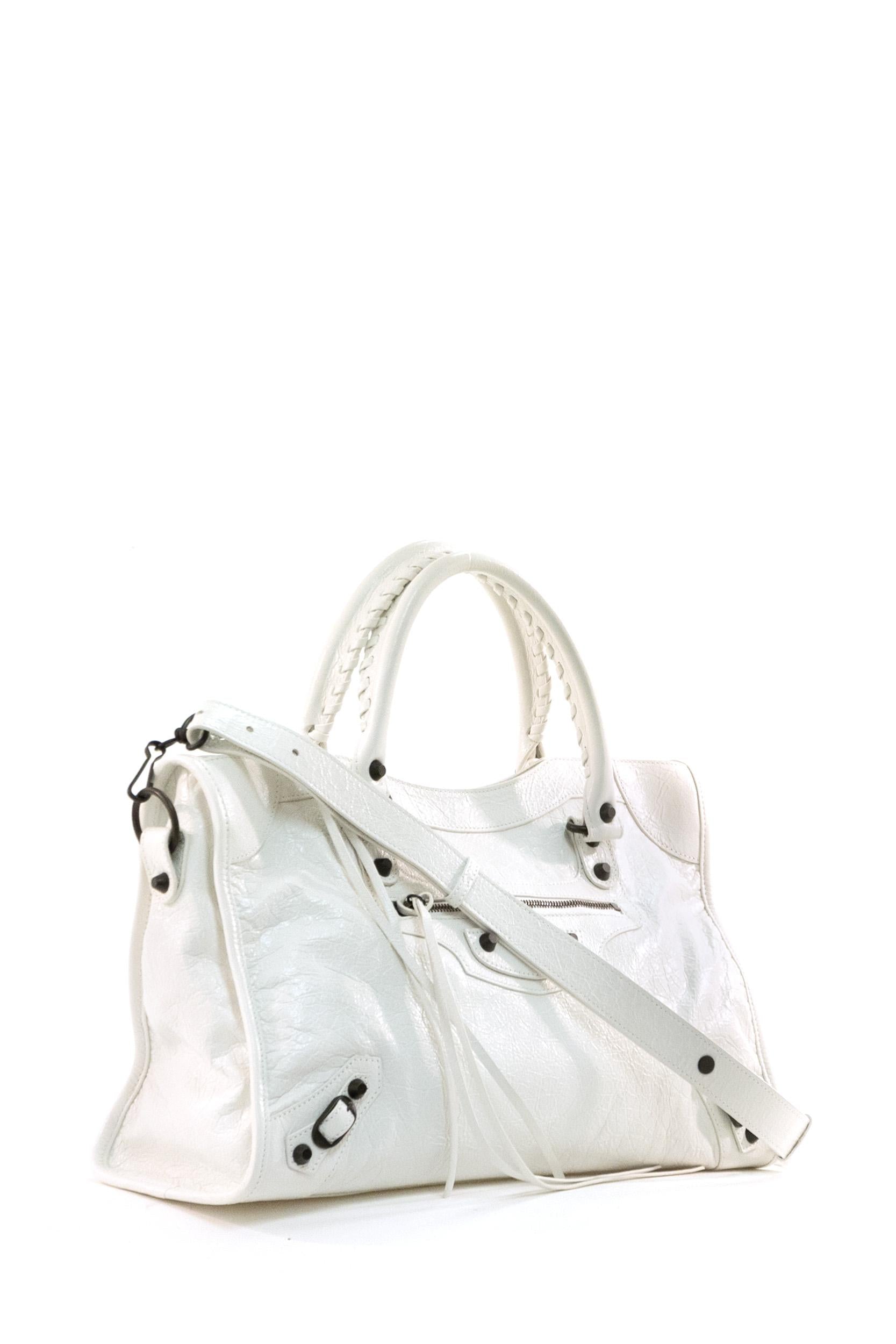 Borsa Le City Media in Nappa<BR/> 823058 2ABEK 9104 BALENCIAGA