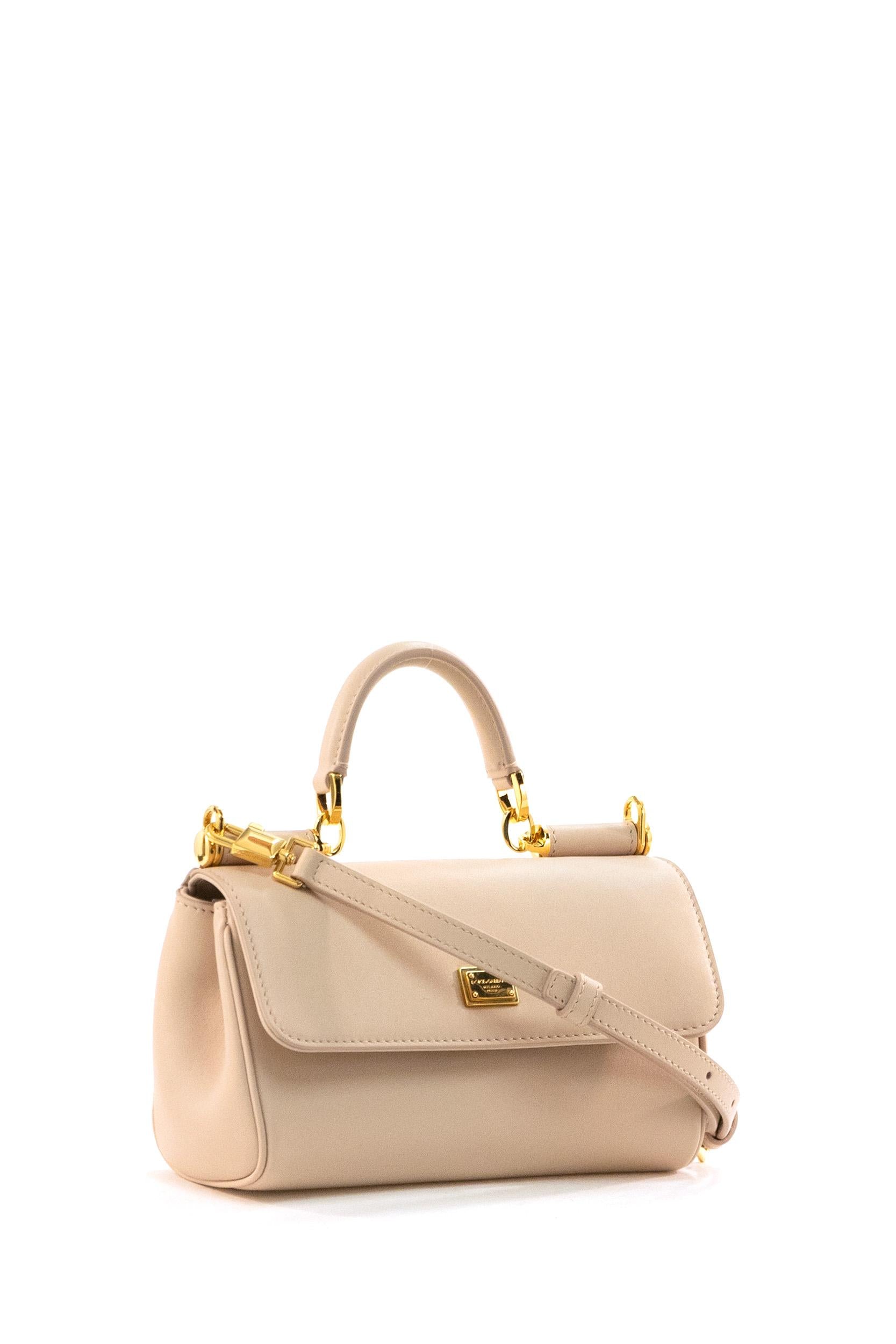 Borsa a Mano My Sicily Mini in Pelle<BR/> BB7864 B7321 80095 DOLCE & GABBANA
