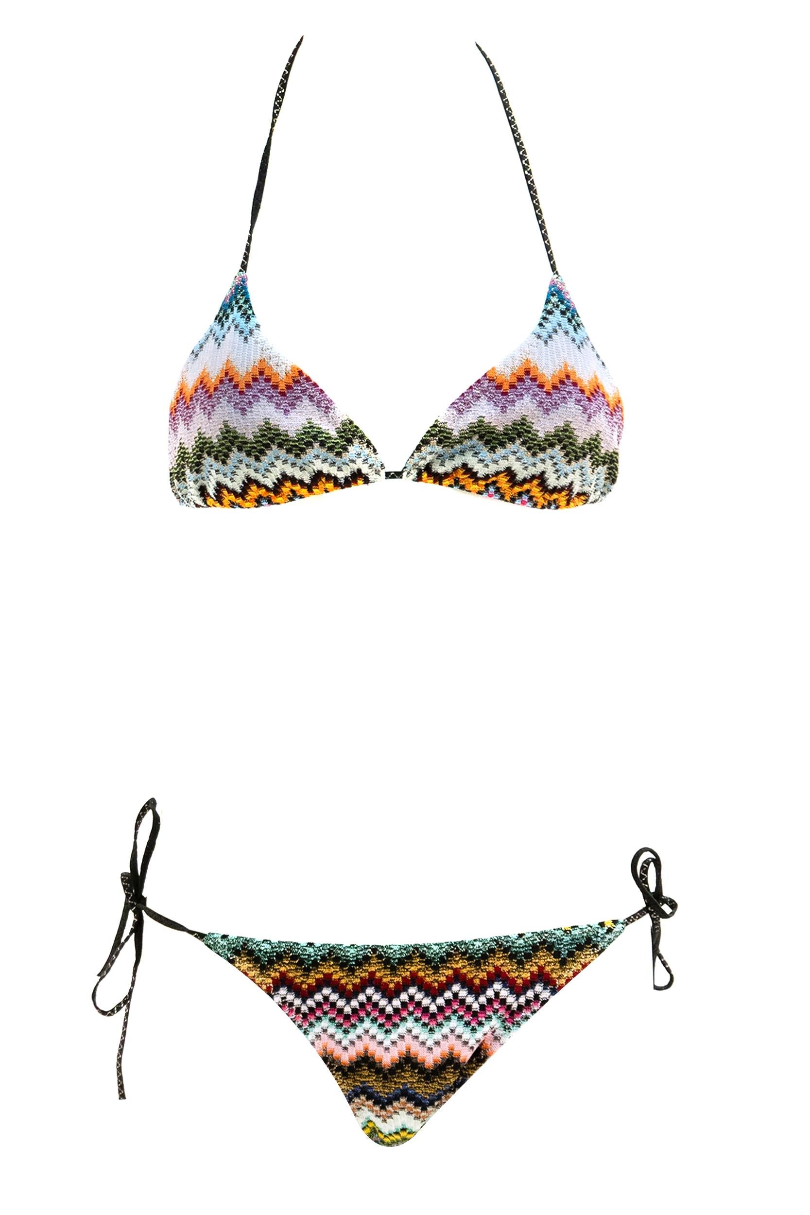 Bikini a Triangolo in Viscosa Lamé<BR/> MC22SP00-BR014F SM9YJ MISSONI