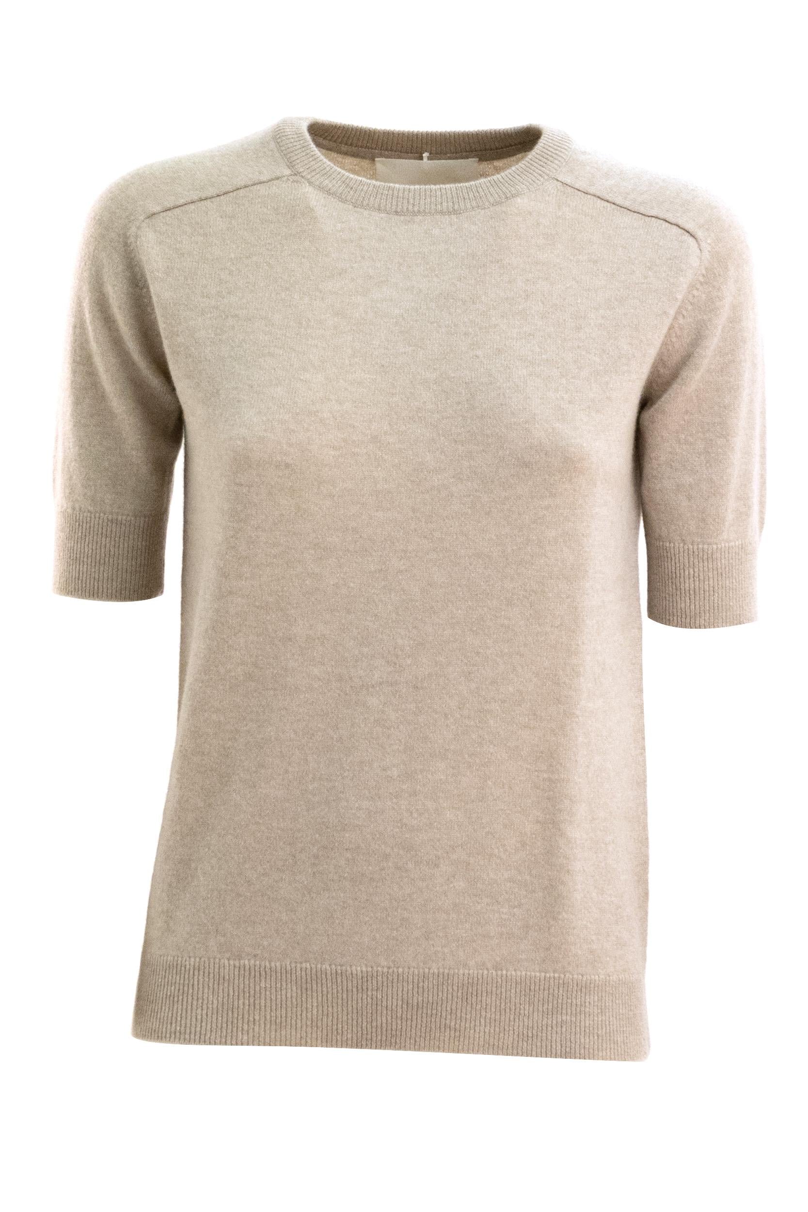 T-shirt Kenza Cashmere Beige<BR/> 202147 SAND LISA YANG