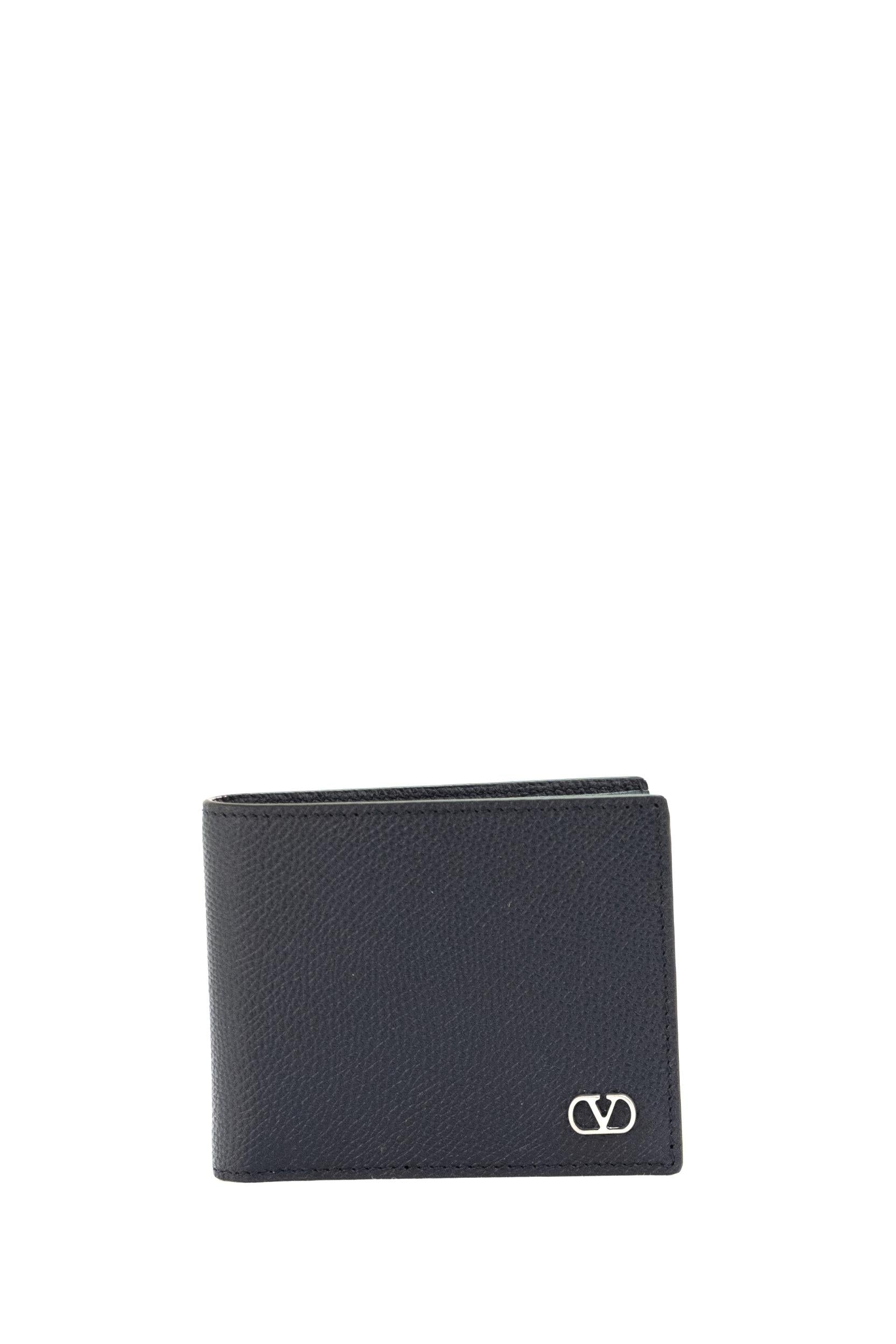 Portafoglio Vlogo Signature in Pelle<BR/> 8Y2P0AP3UAG M30 VALENTINO GARAVANI