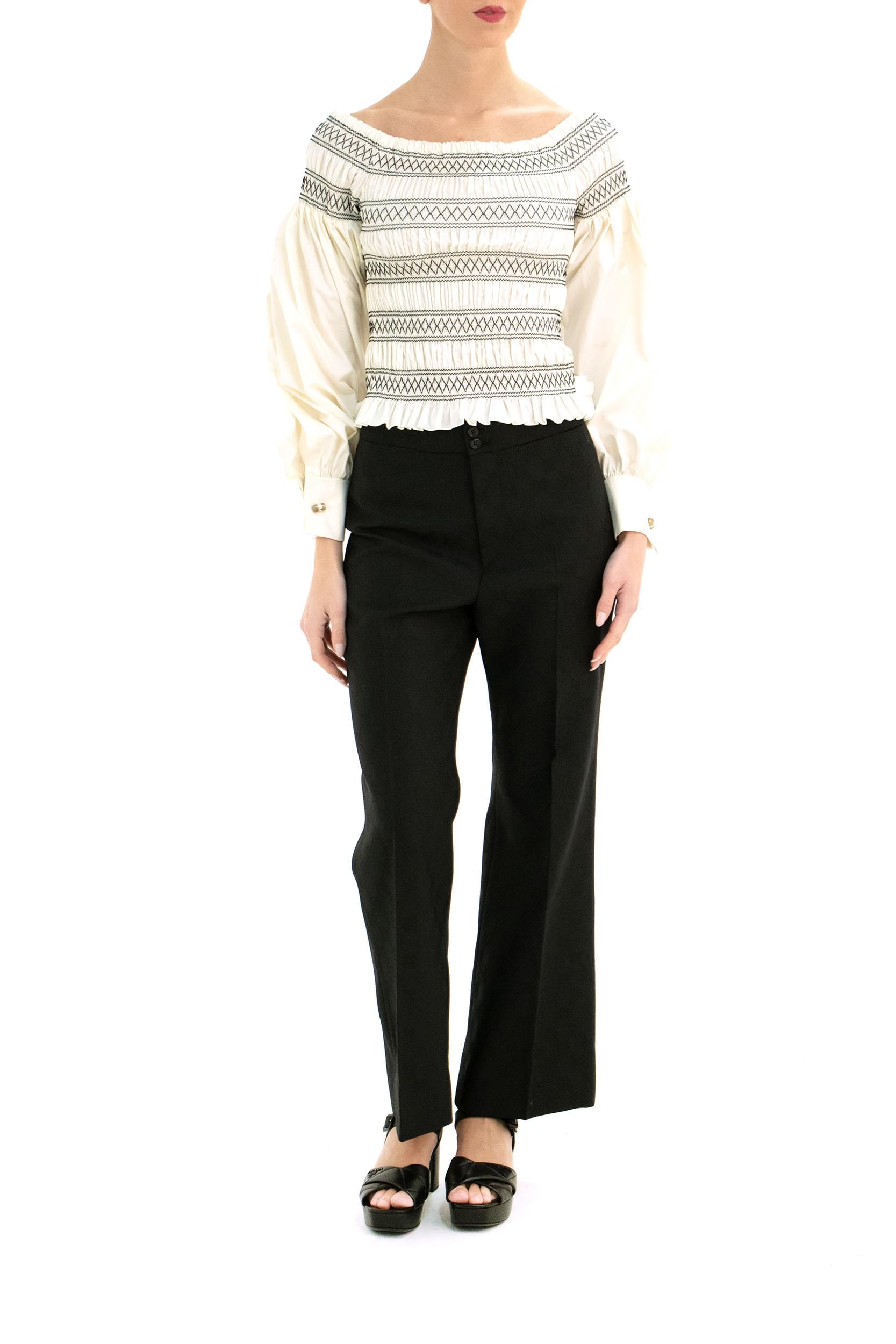 Pantalone <BR/> 770176 ZAKF8 1000 GUCCI