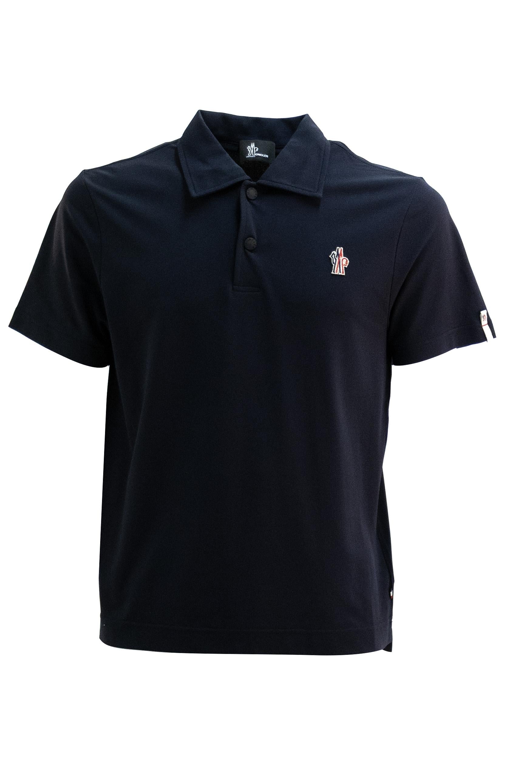 Polo in Nylon Piquet 8A000-04 89AVZ 742 MONCLER GRENOBLE