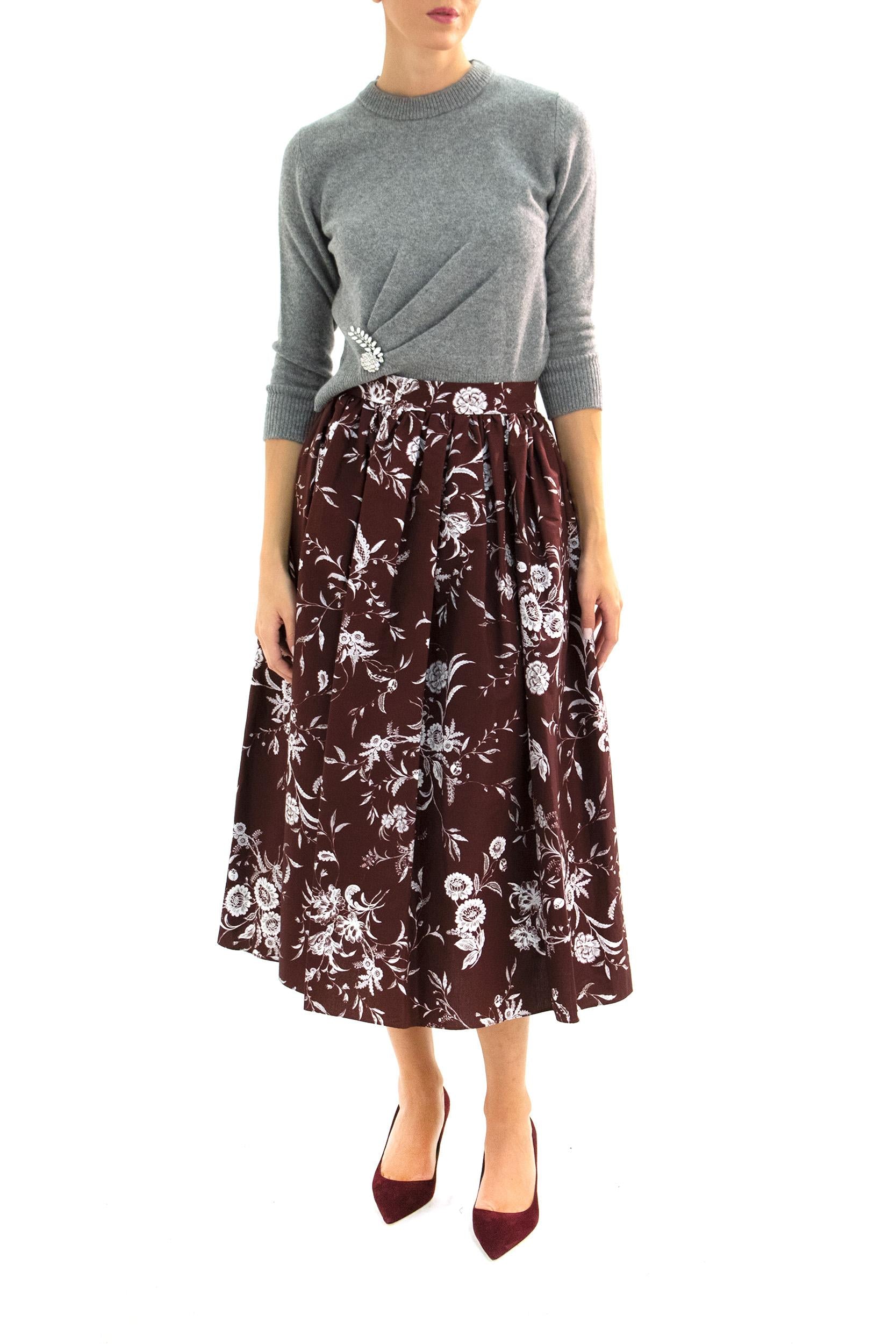 Gonna<BR/> 4660BSBCF BURGUNDY ERDEM